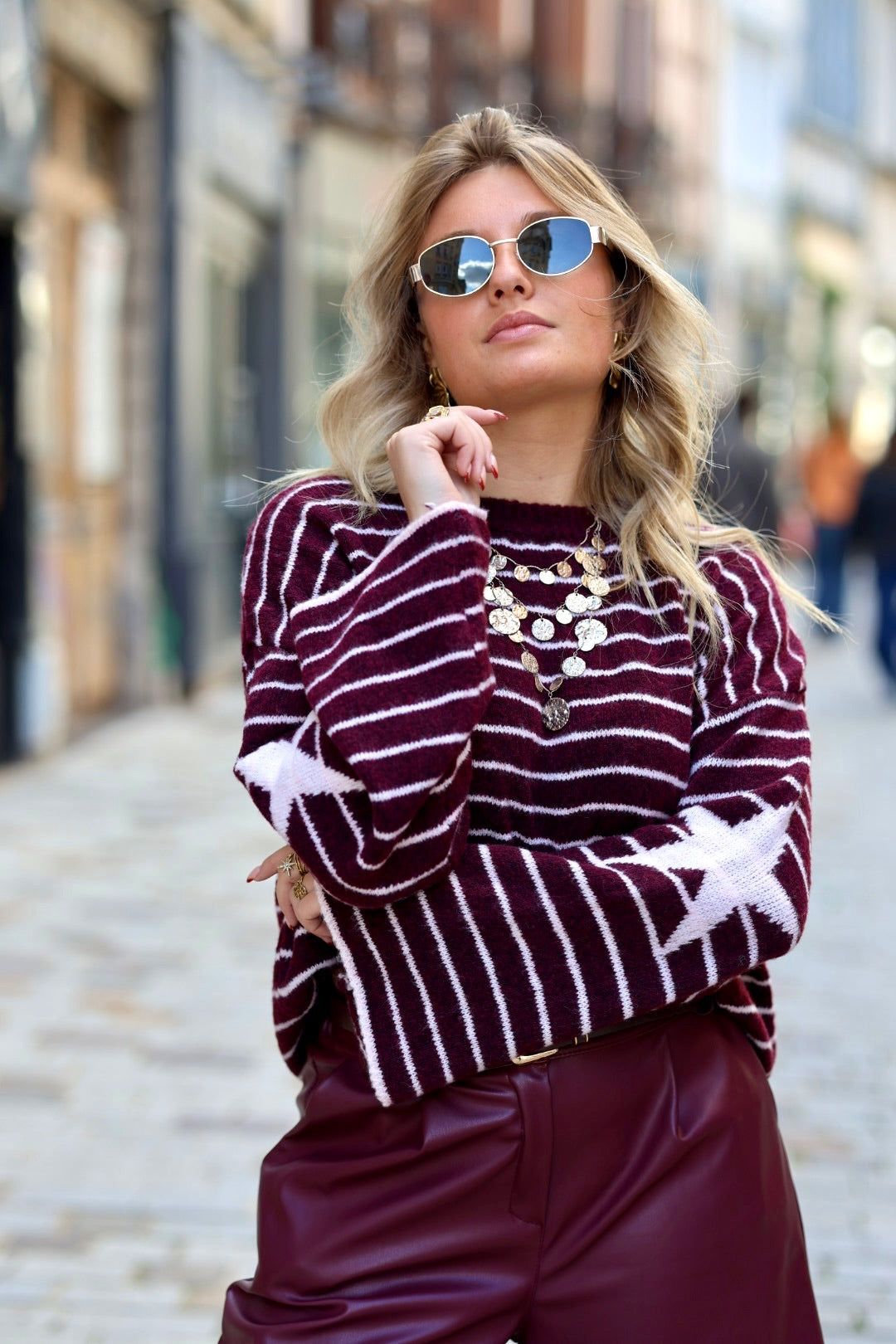 Pull à rayure "BONNIE"