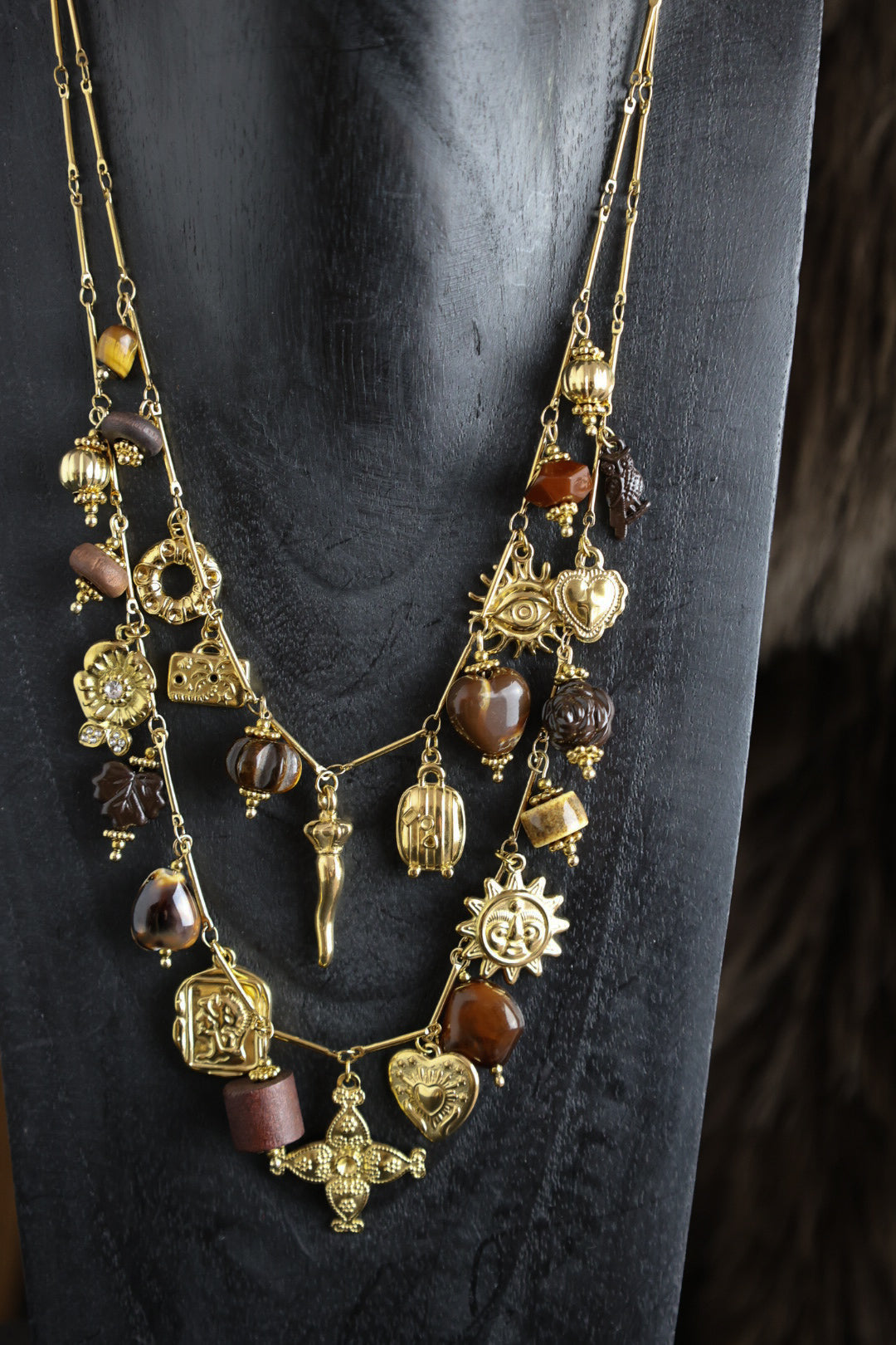 collier double "moka"