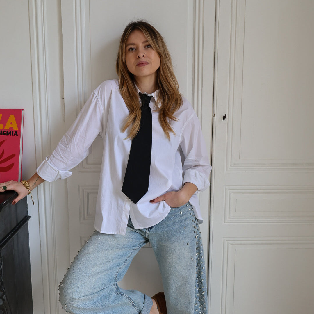 chemise cravate