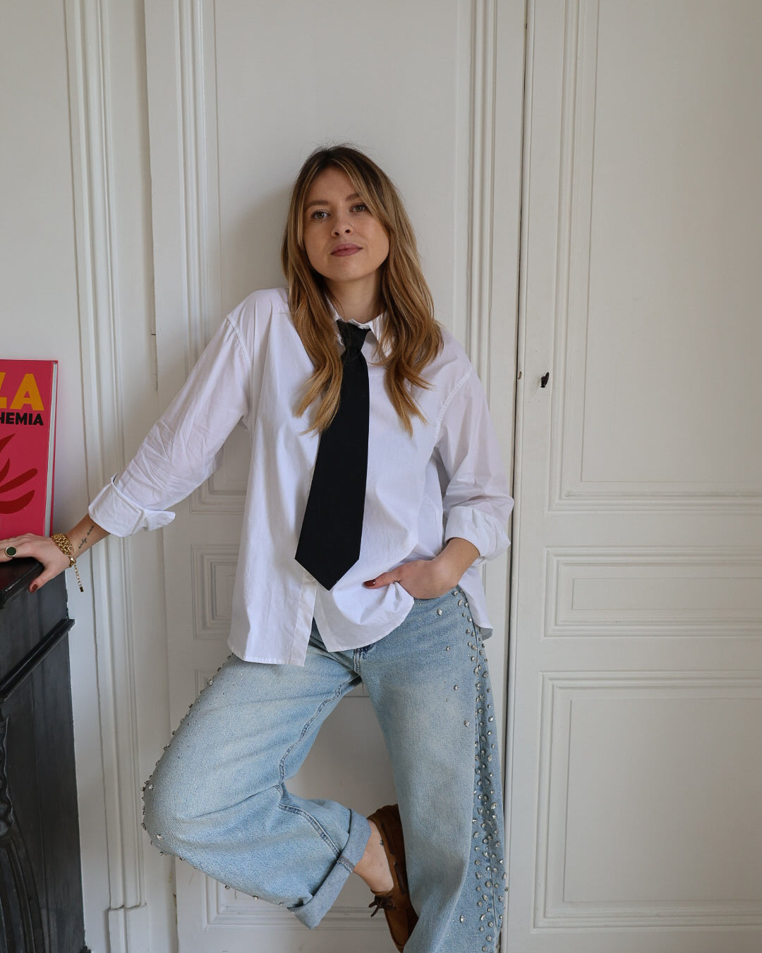 chemise cravate