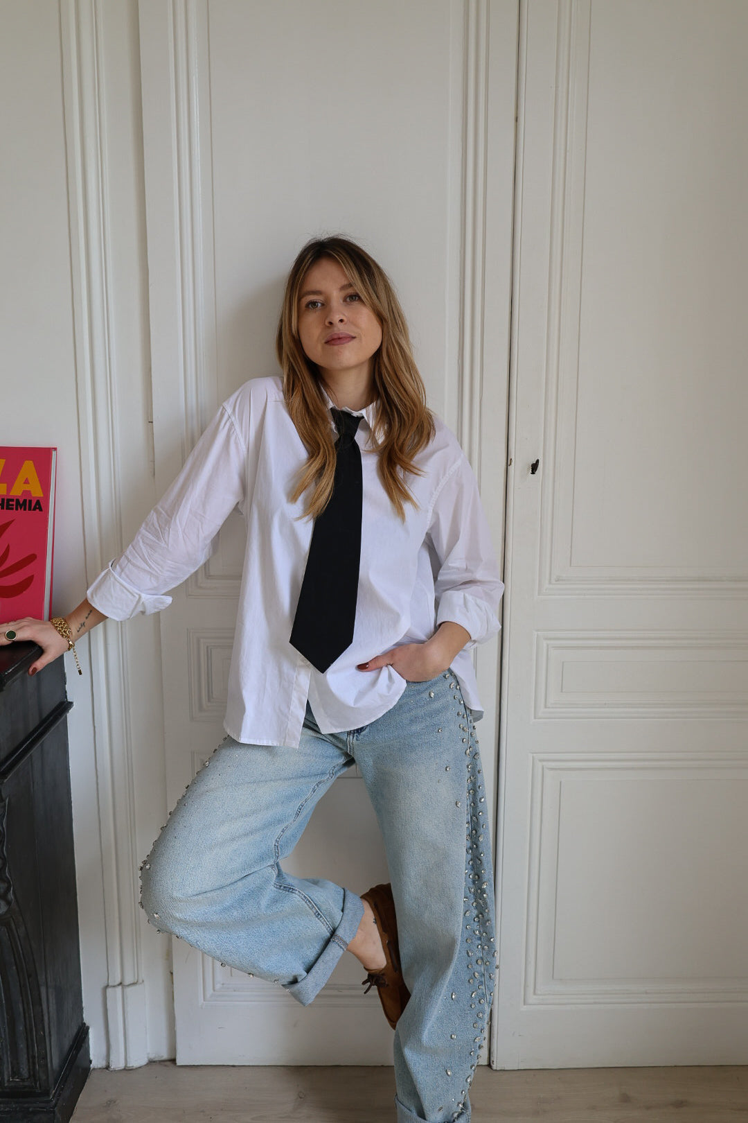 chemise cravate