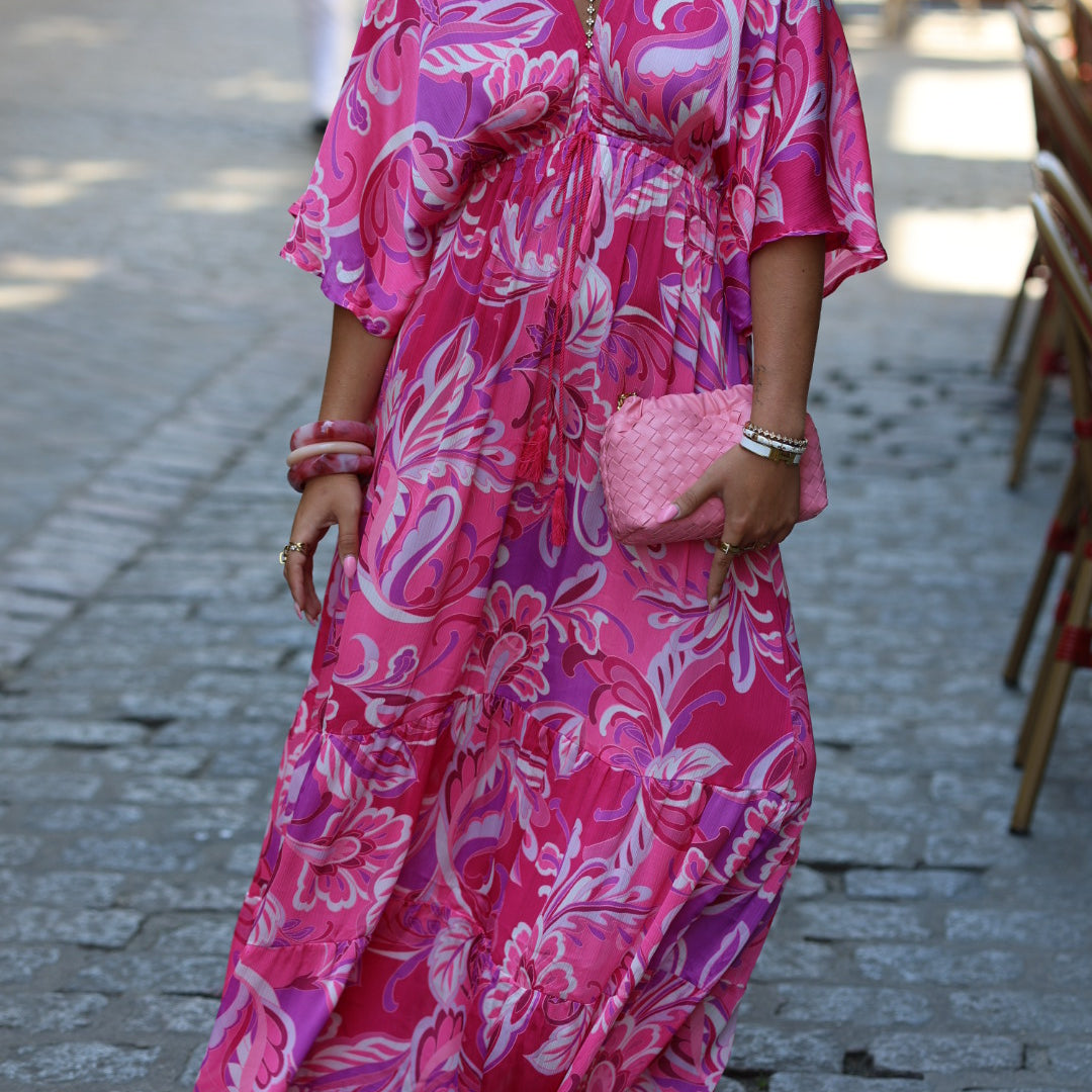 robe rose "millia"