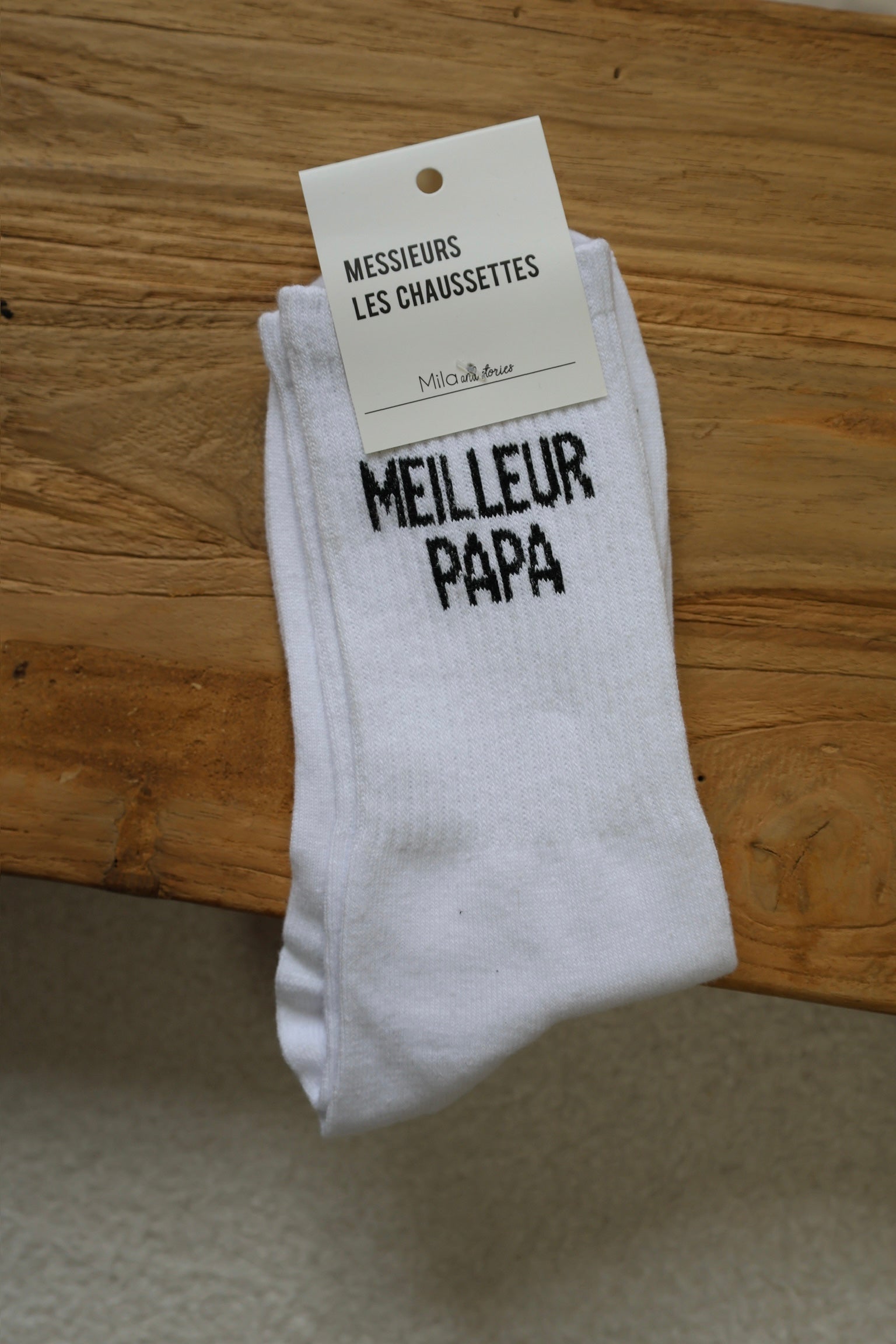 chaussettes "meilleur papa"