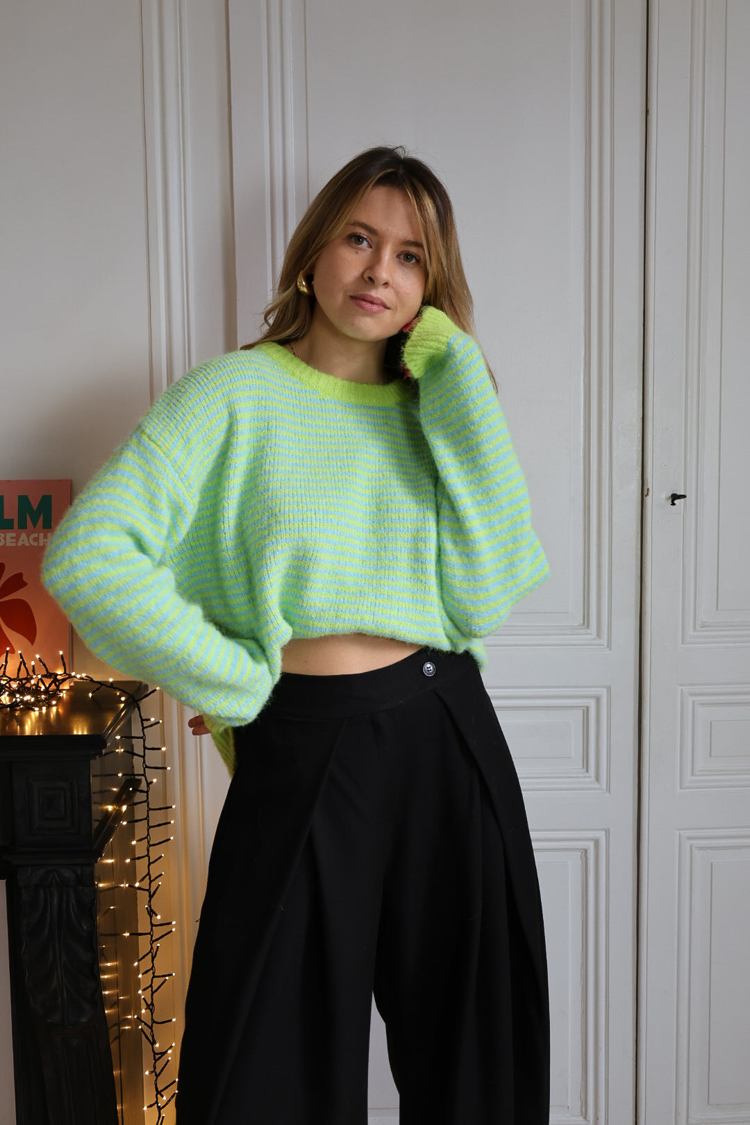Pull rayé "COLOR"