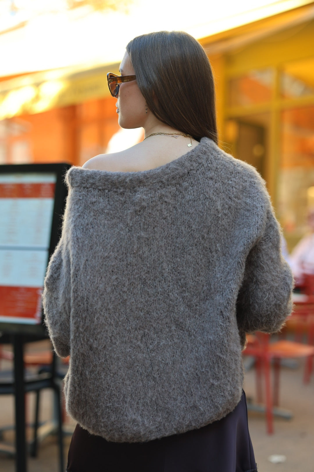 Pull asymétrique Cocoon
