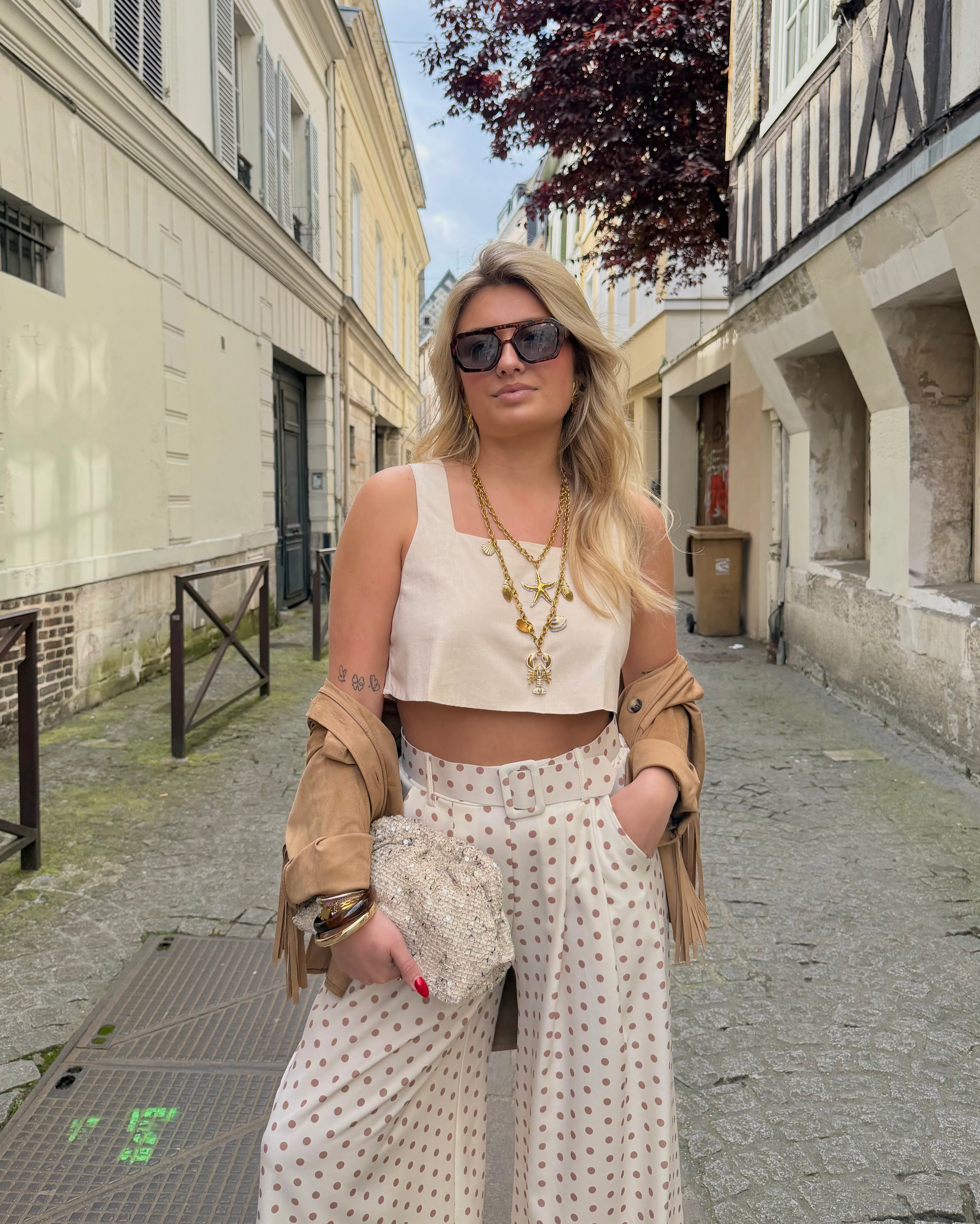 Débardeur beige « basic »