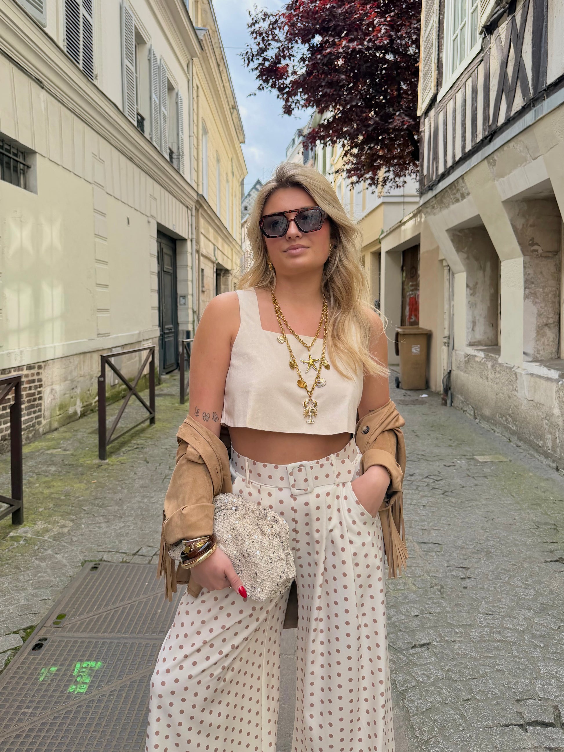 Débardeur beige « basic »