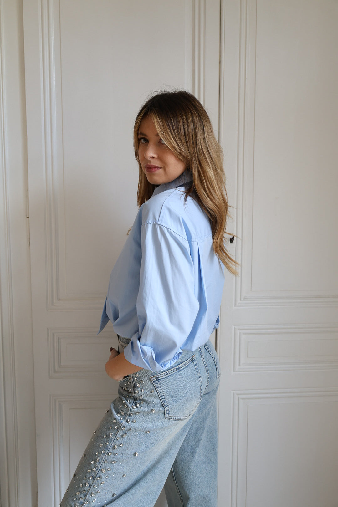 chemise cravate