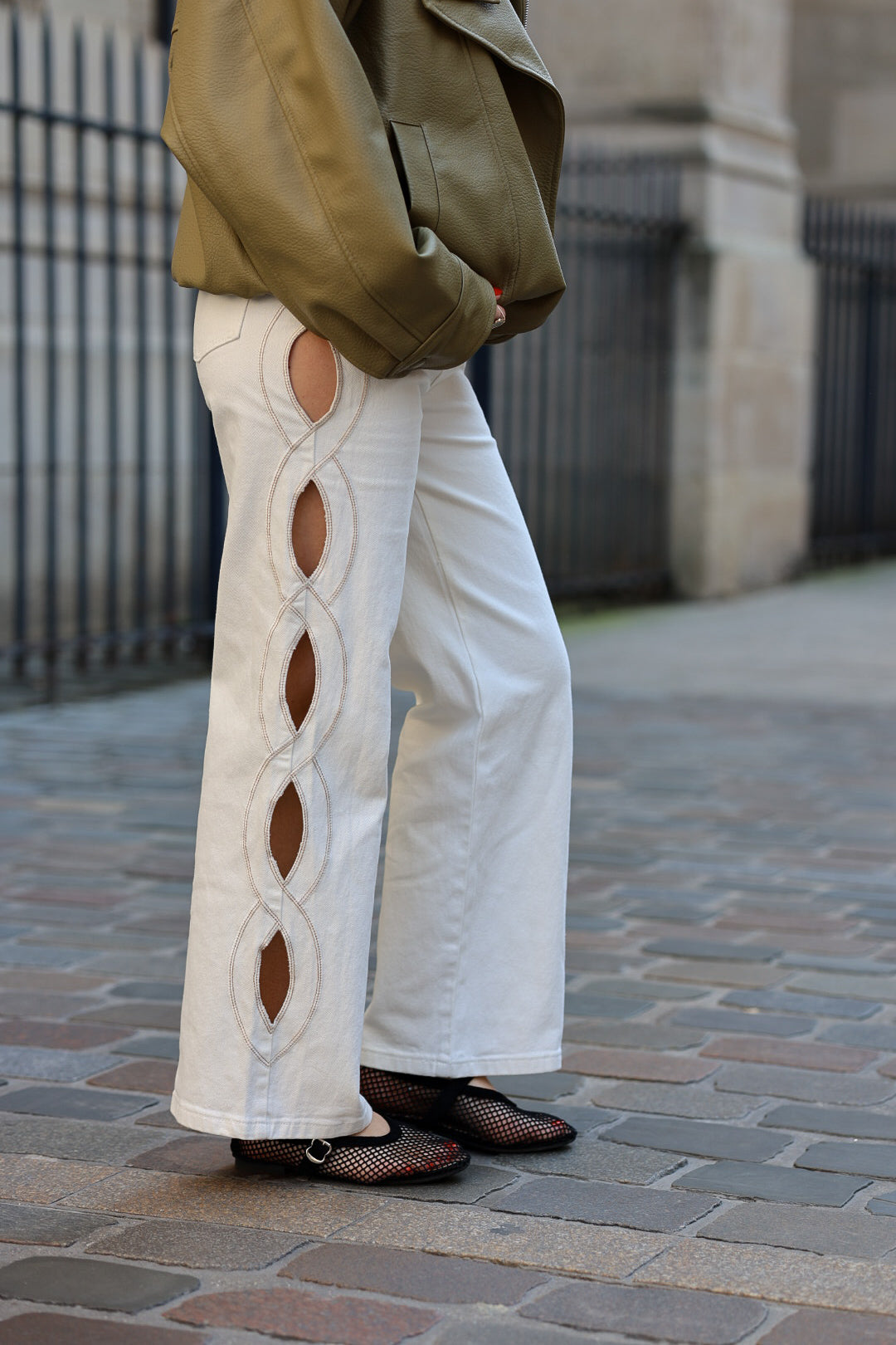 jeans ajouré "brandy"