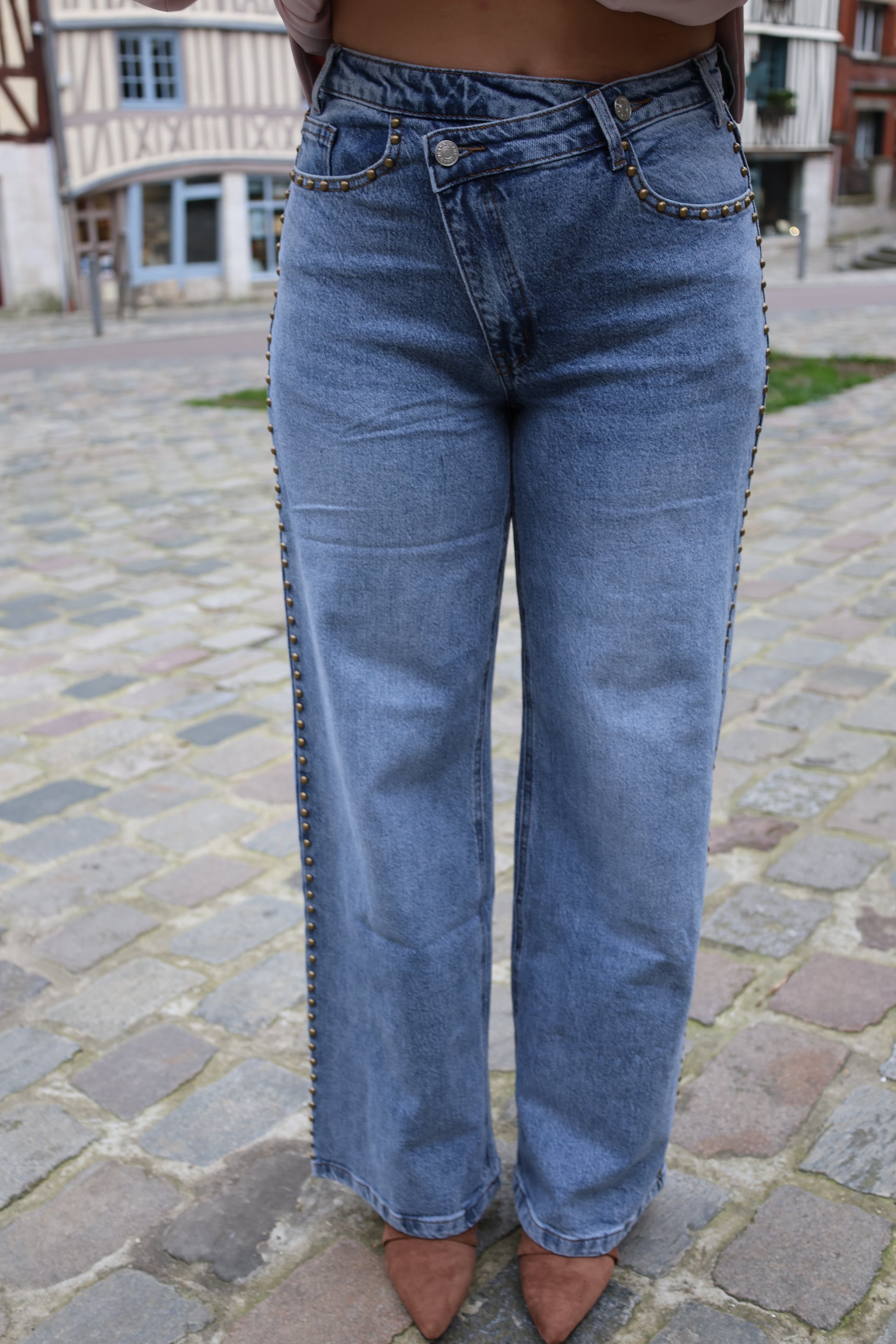 Jeans asymétrique