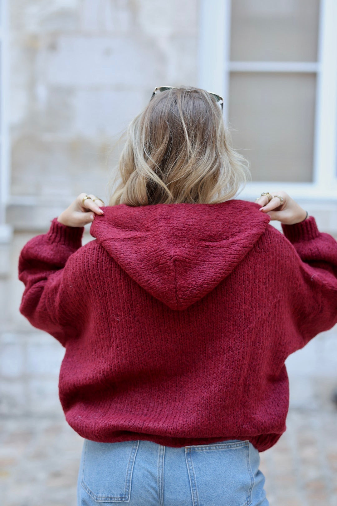 Gilet à capuche