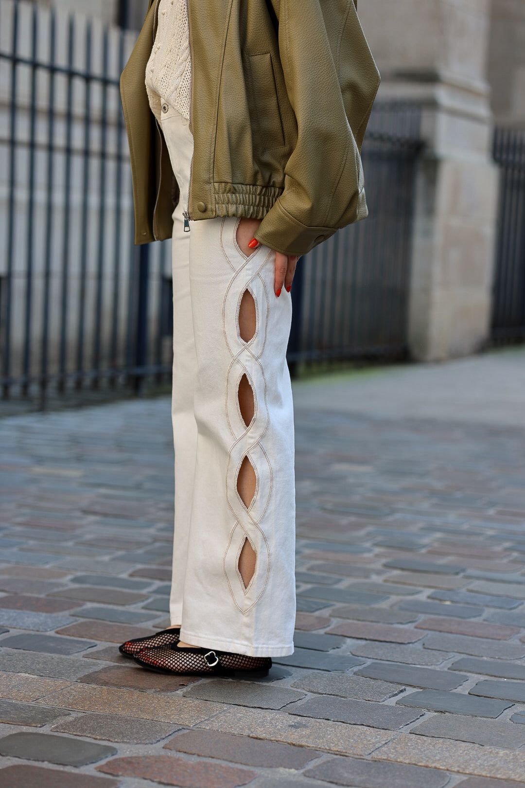 jeans ajouré "brandy"
