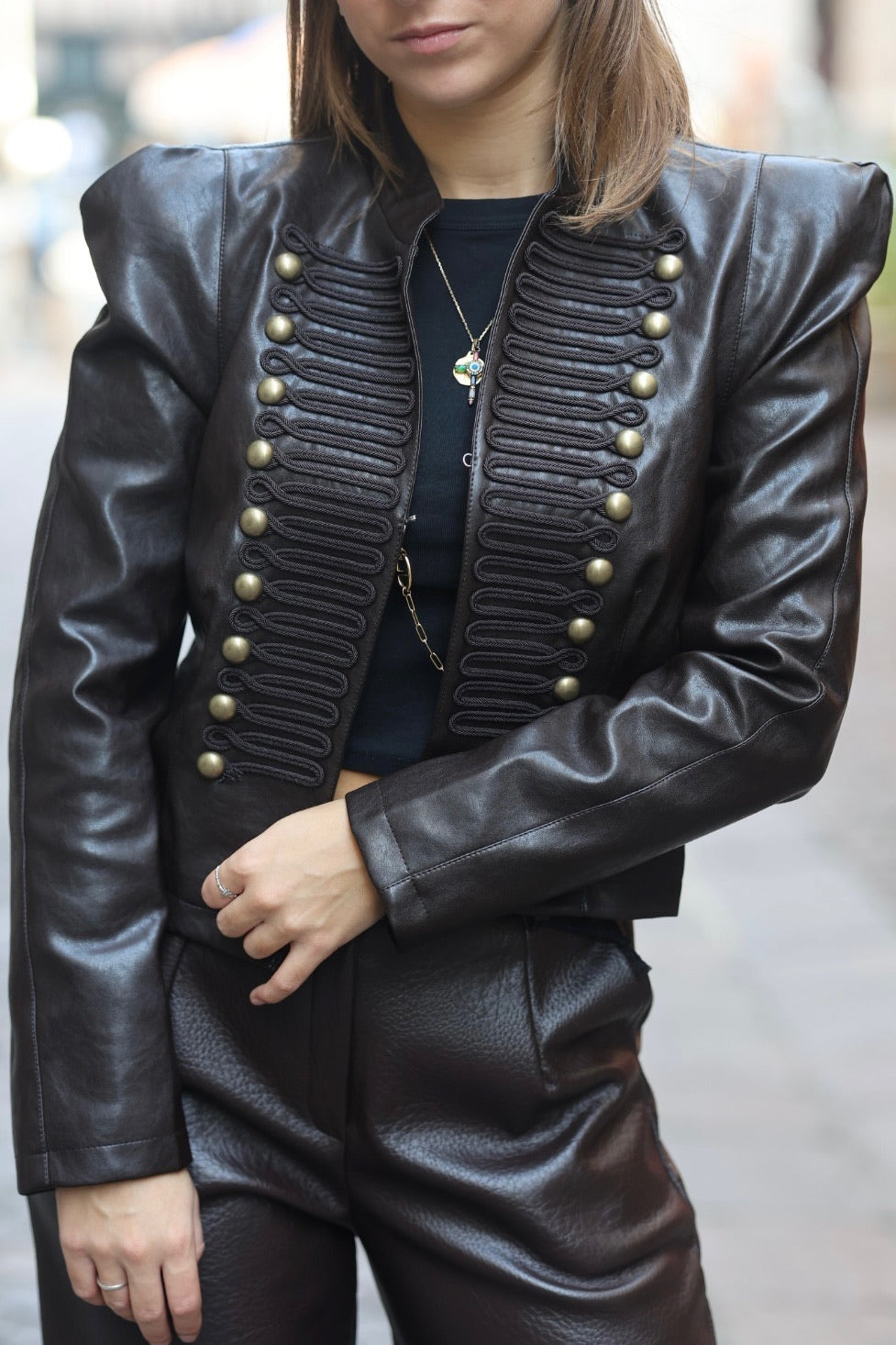 Veste en simili "Victorienne"