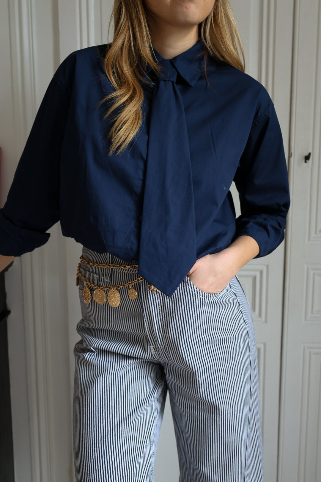 chemise cravate