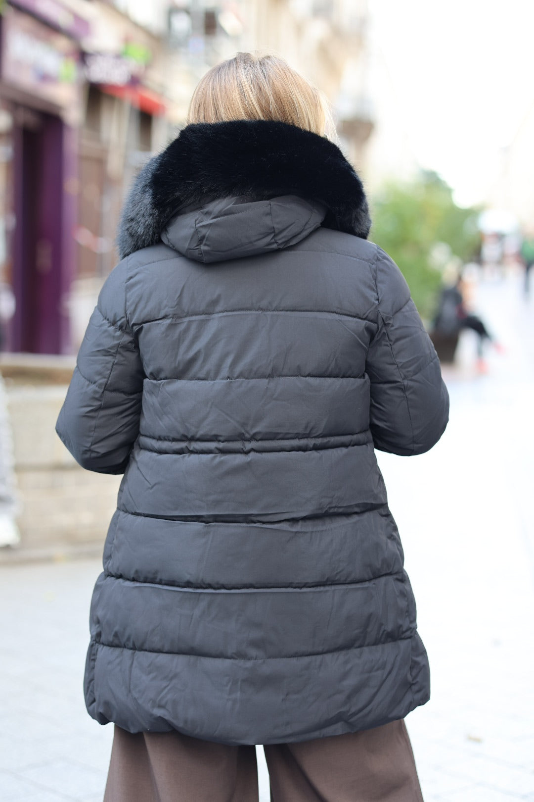 Parka noire « MAYA »