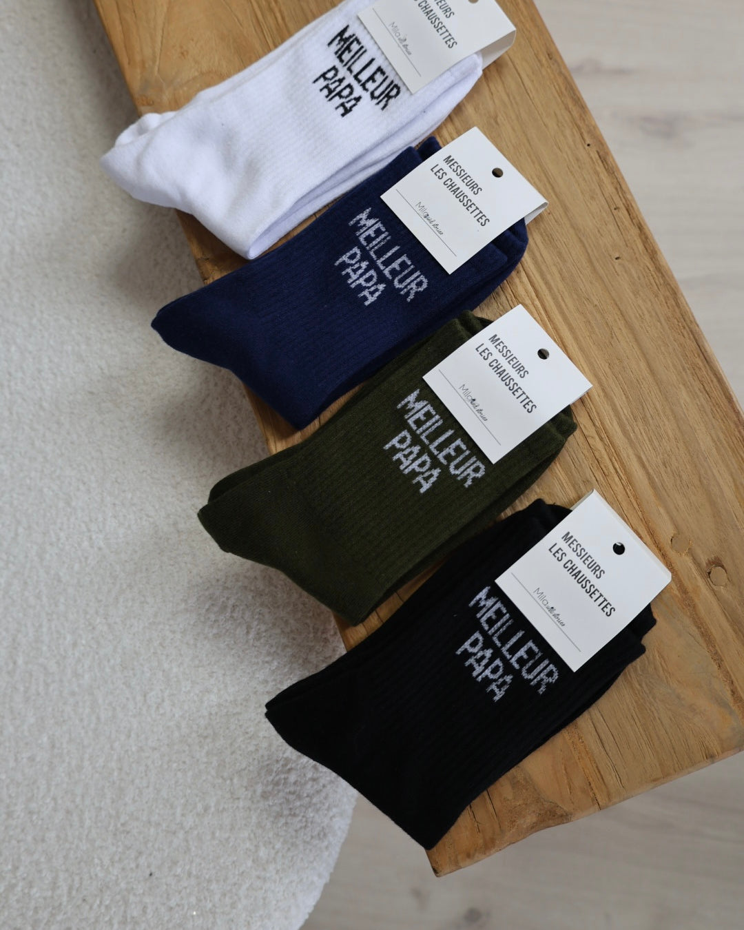 chaussettes "meilleur papa"