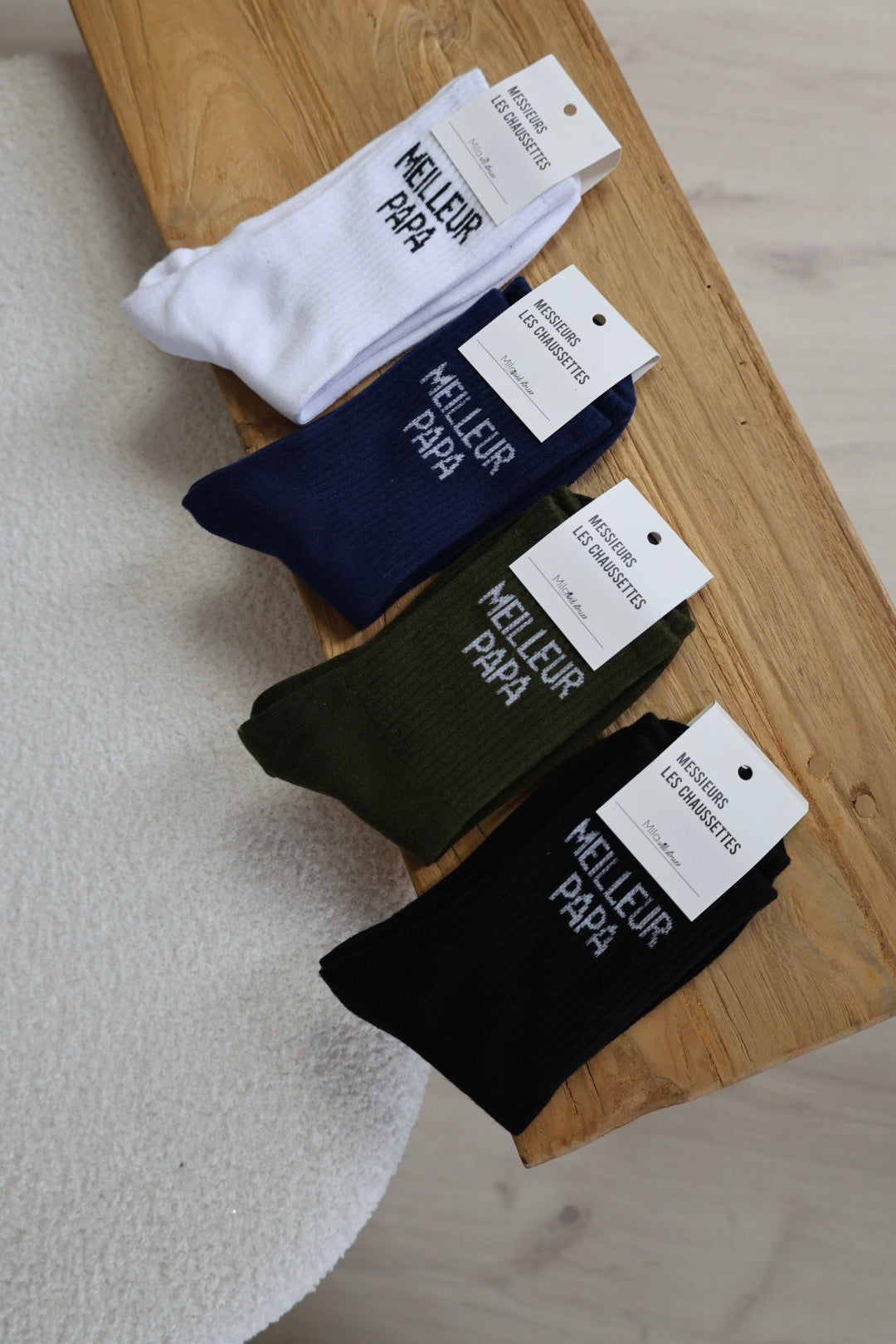 chaussettes "meilleur papa"