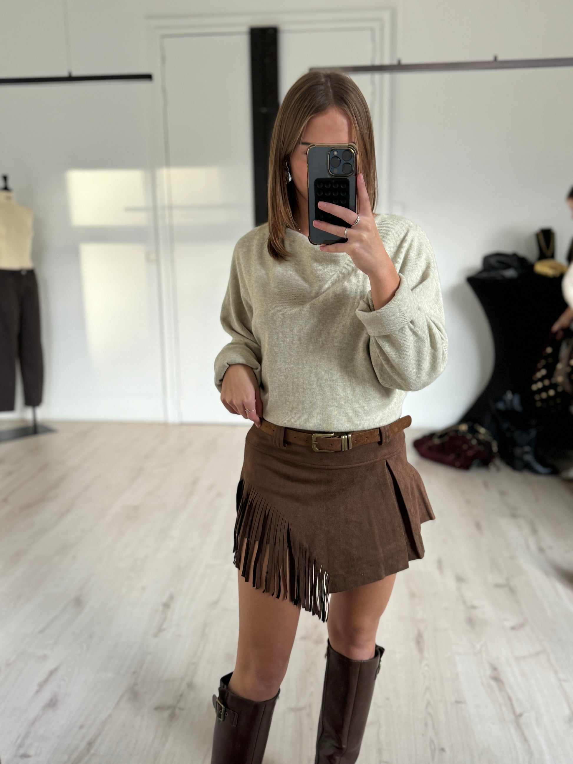 Jupe/short à franges