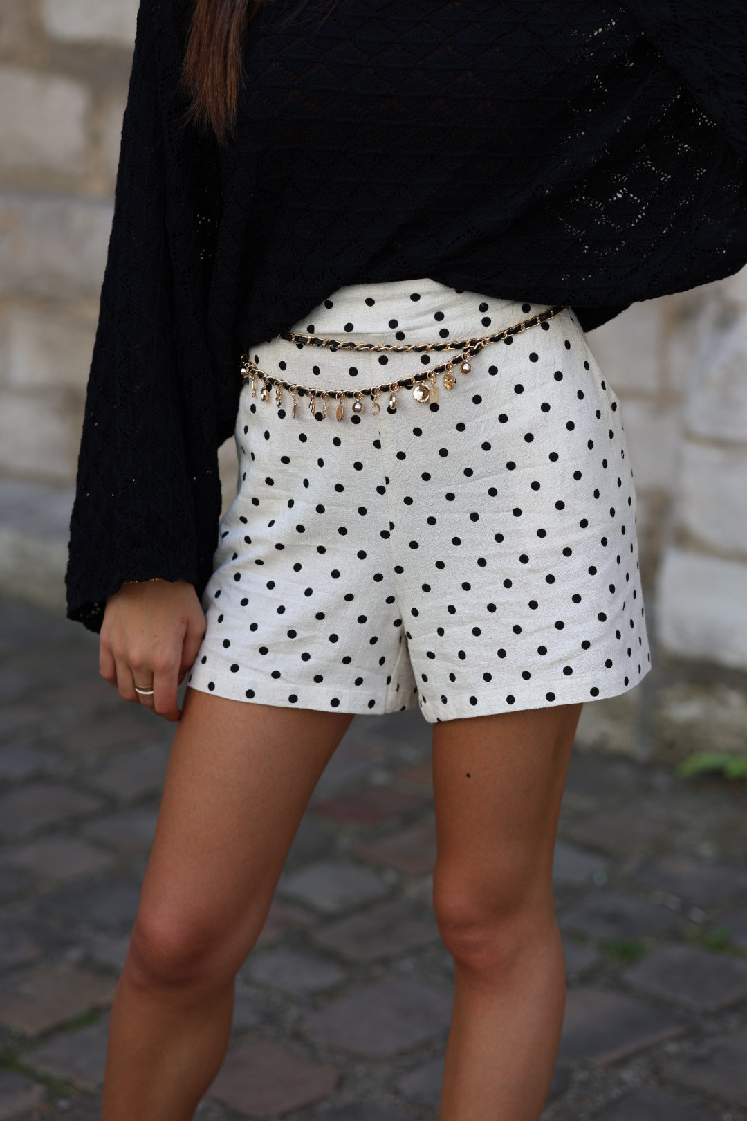 short à pois