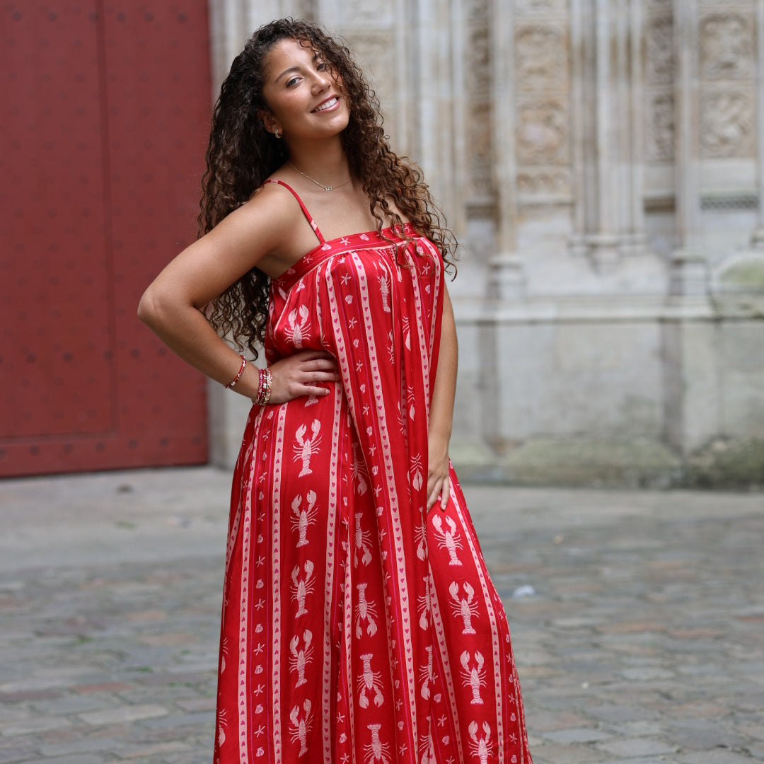 robe longue homard