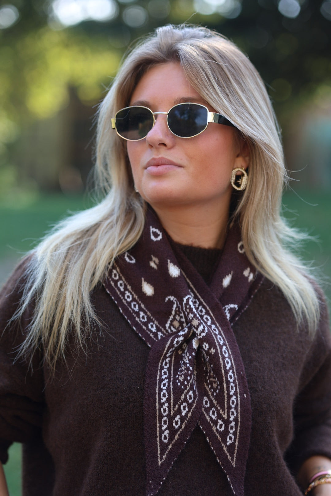 Écharpe triangle bandana