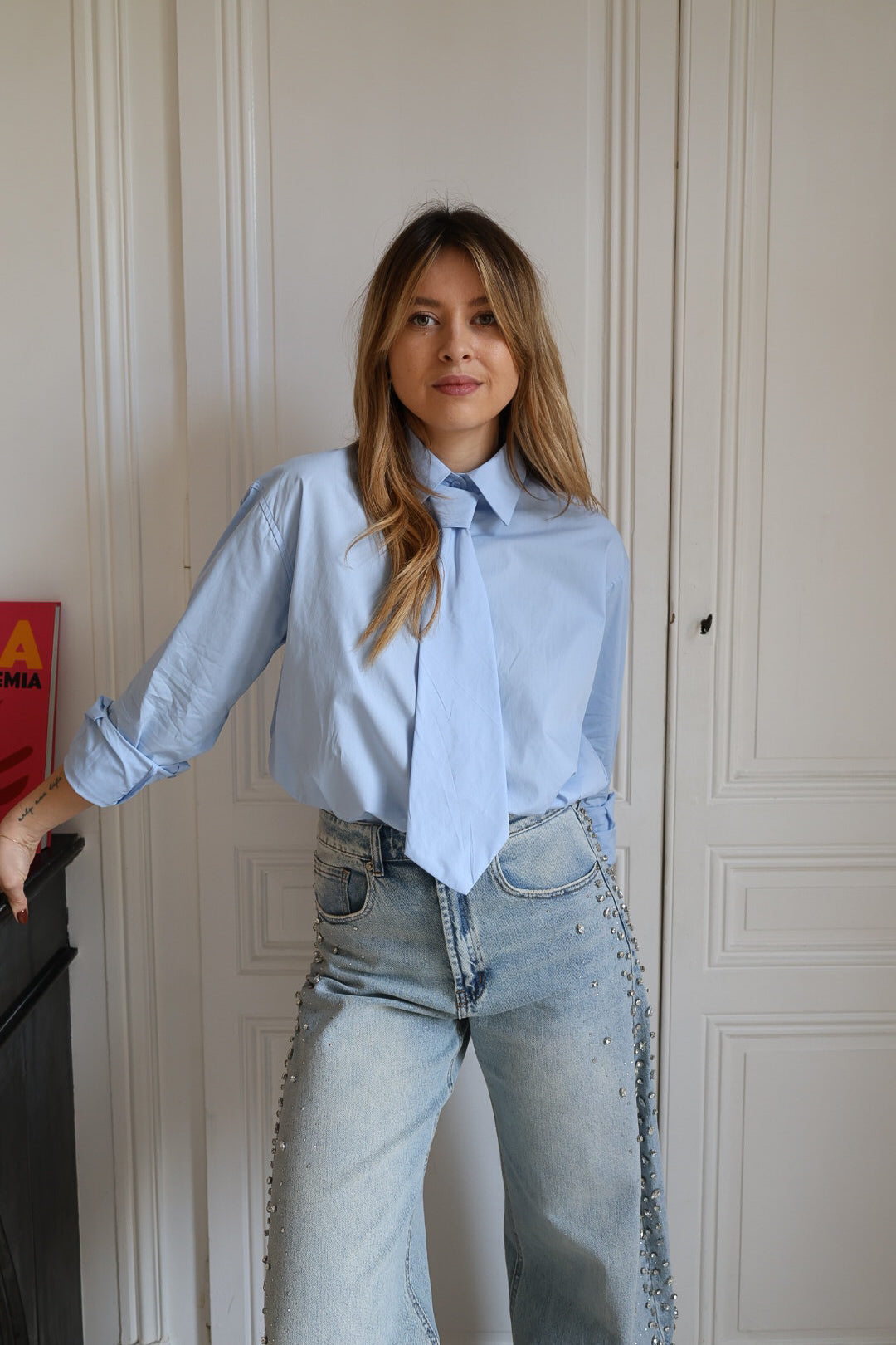 chemise cravate