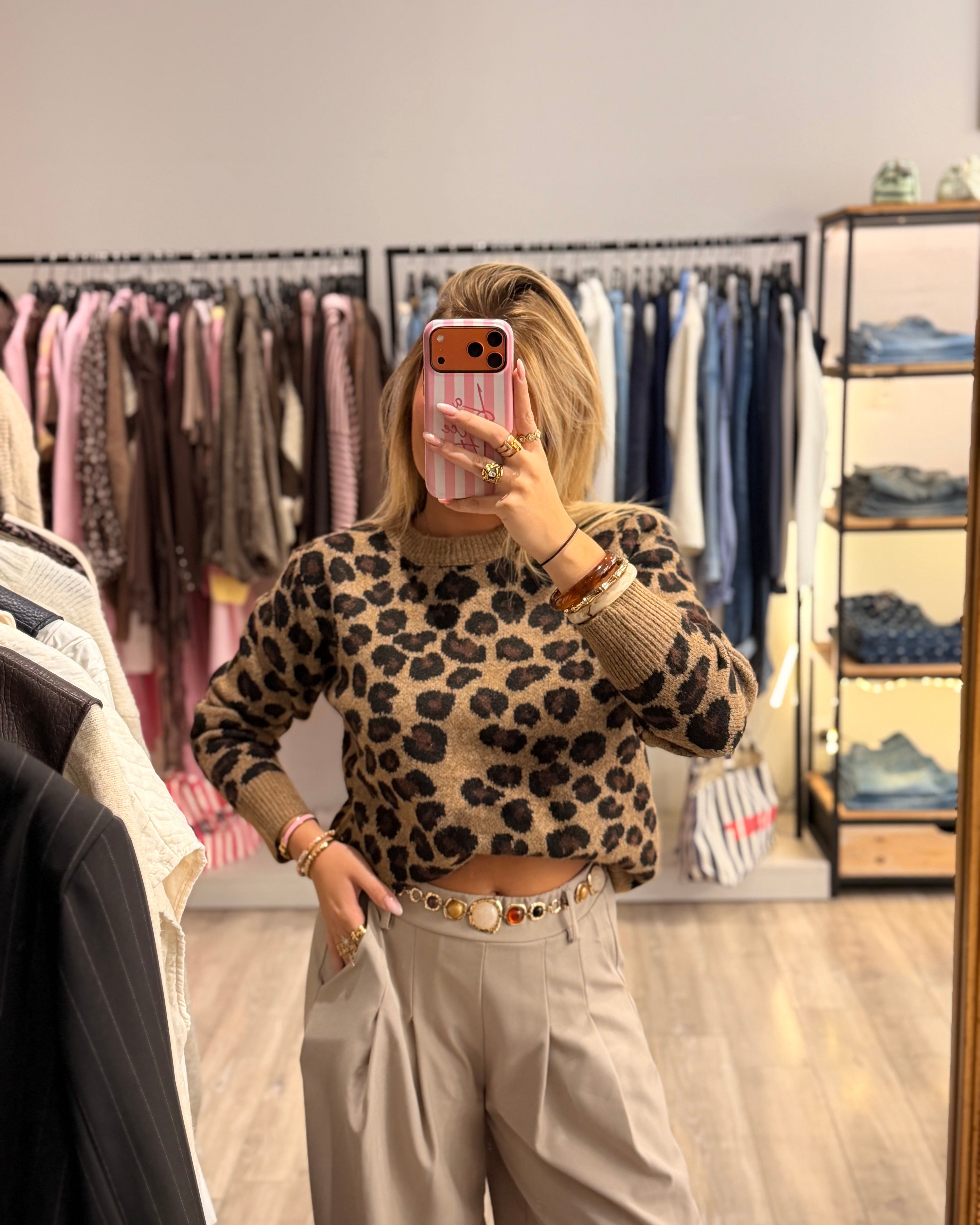 Pull léopard « NINA »