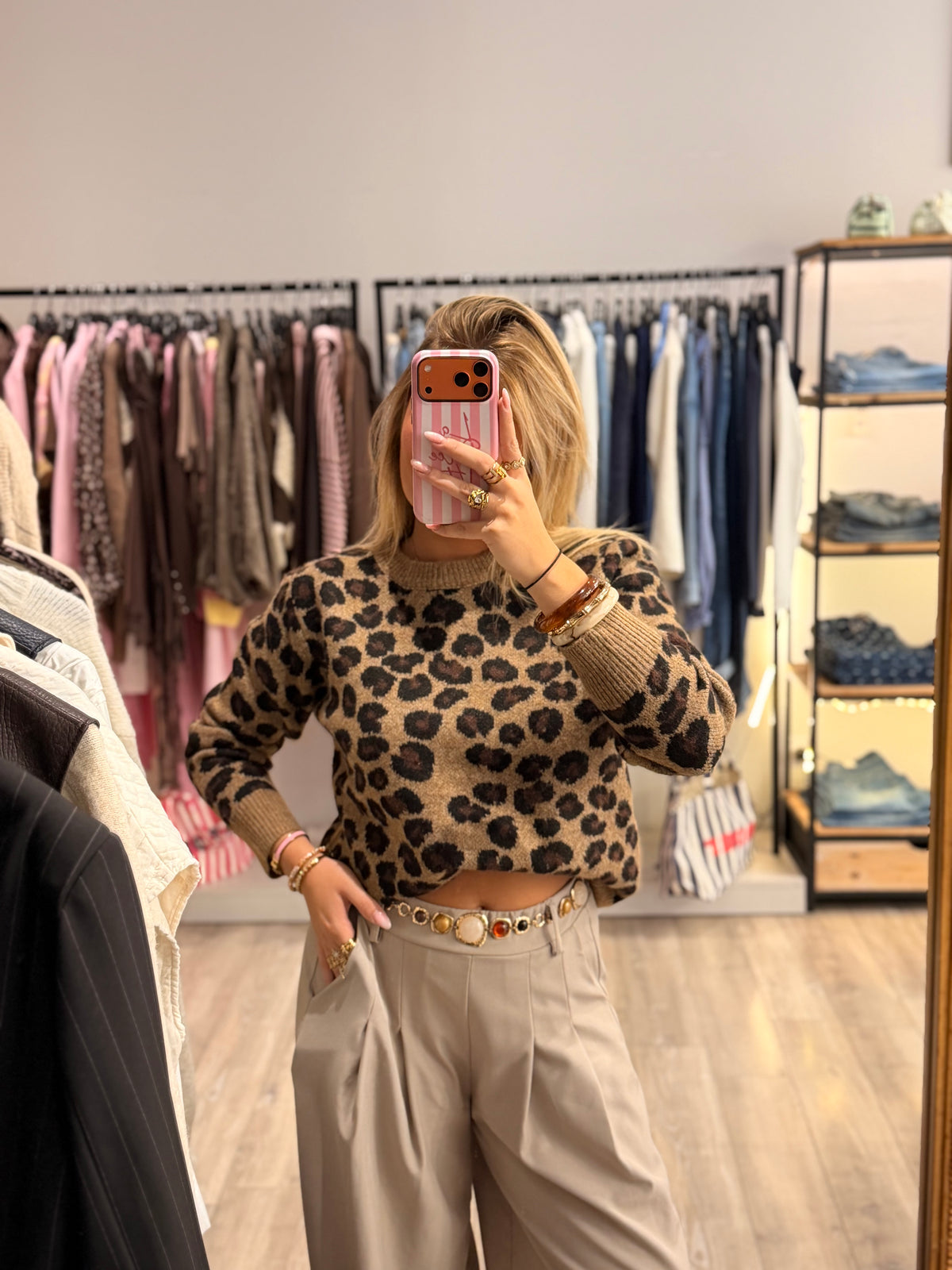 Pull léopard « NINA »