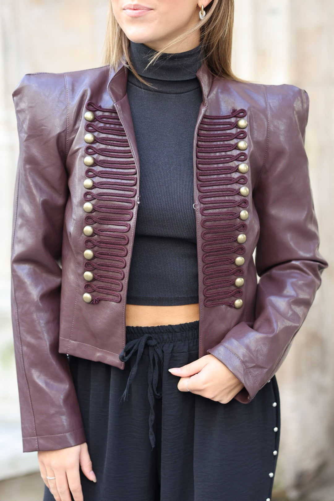 Veste en simili "Victorienne"