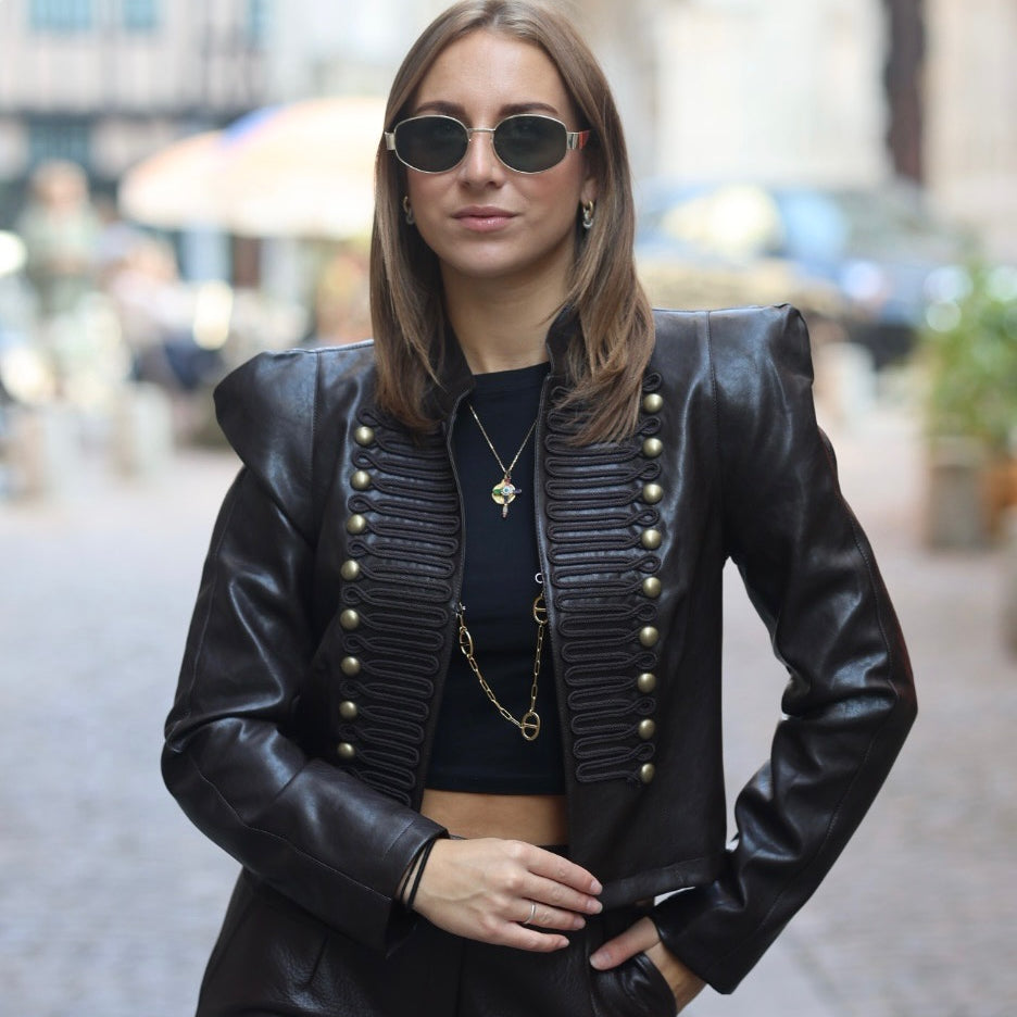 Veste en simili "Victorienne"