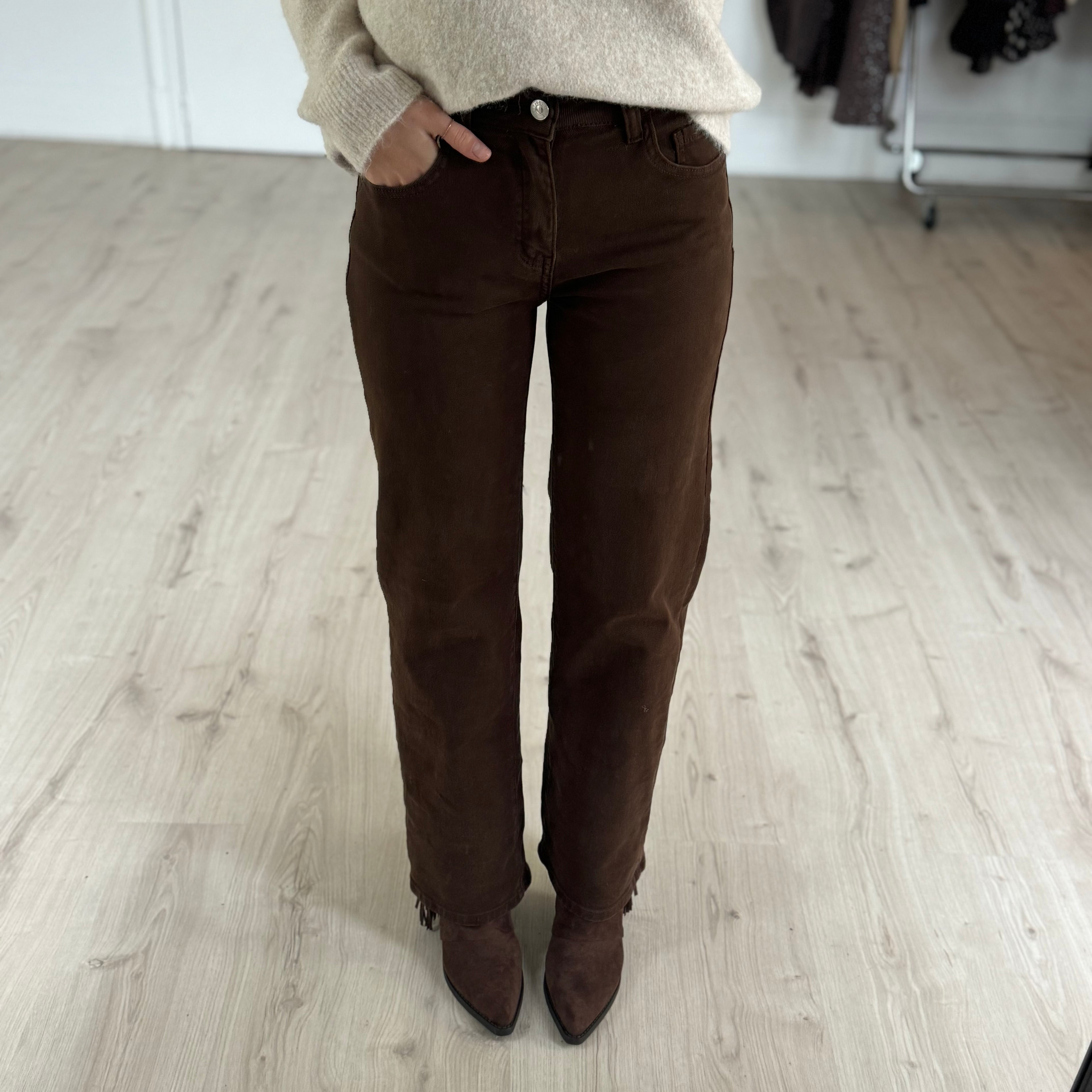 Jeans léopard étoile