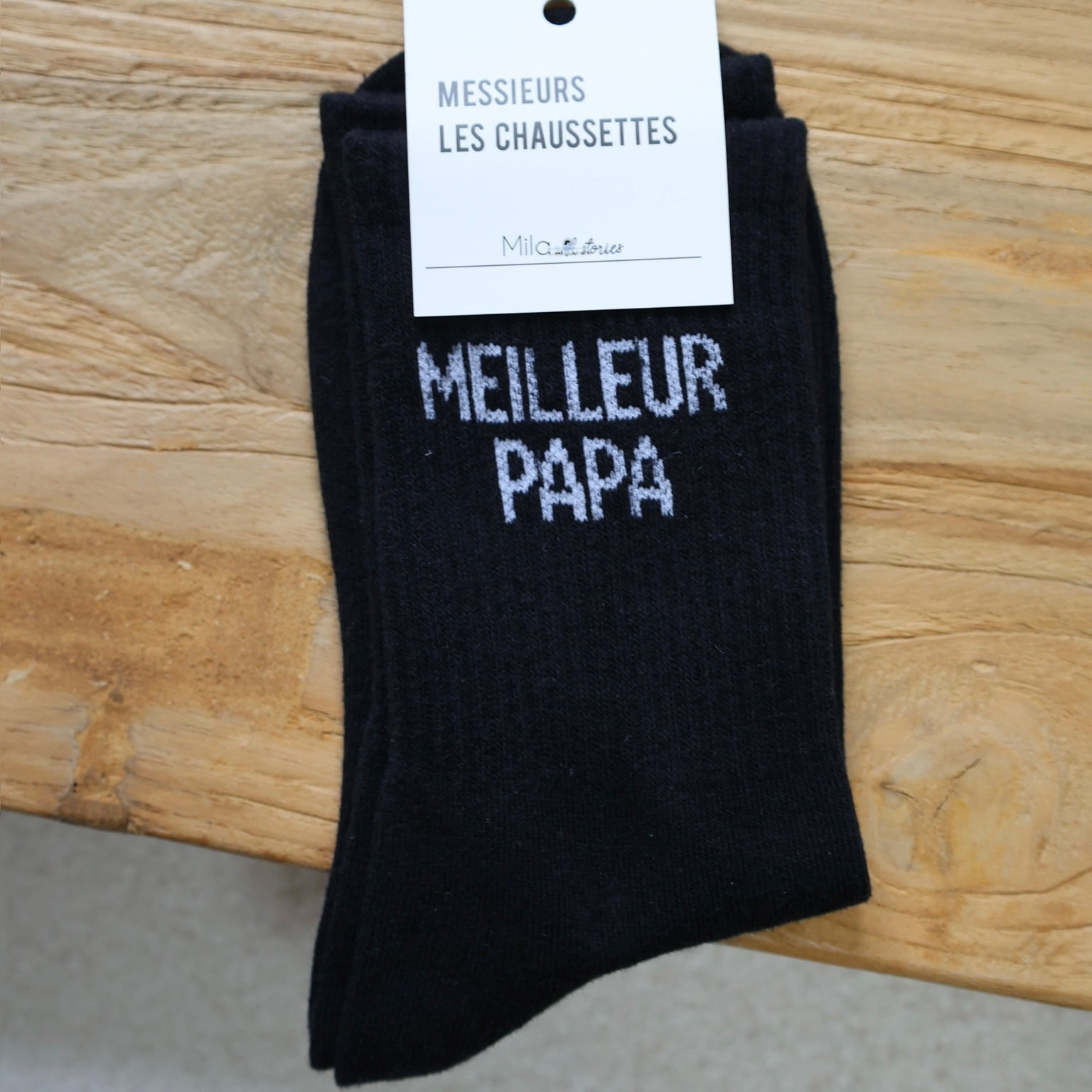 chaussettes "meilleur papa"