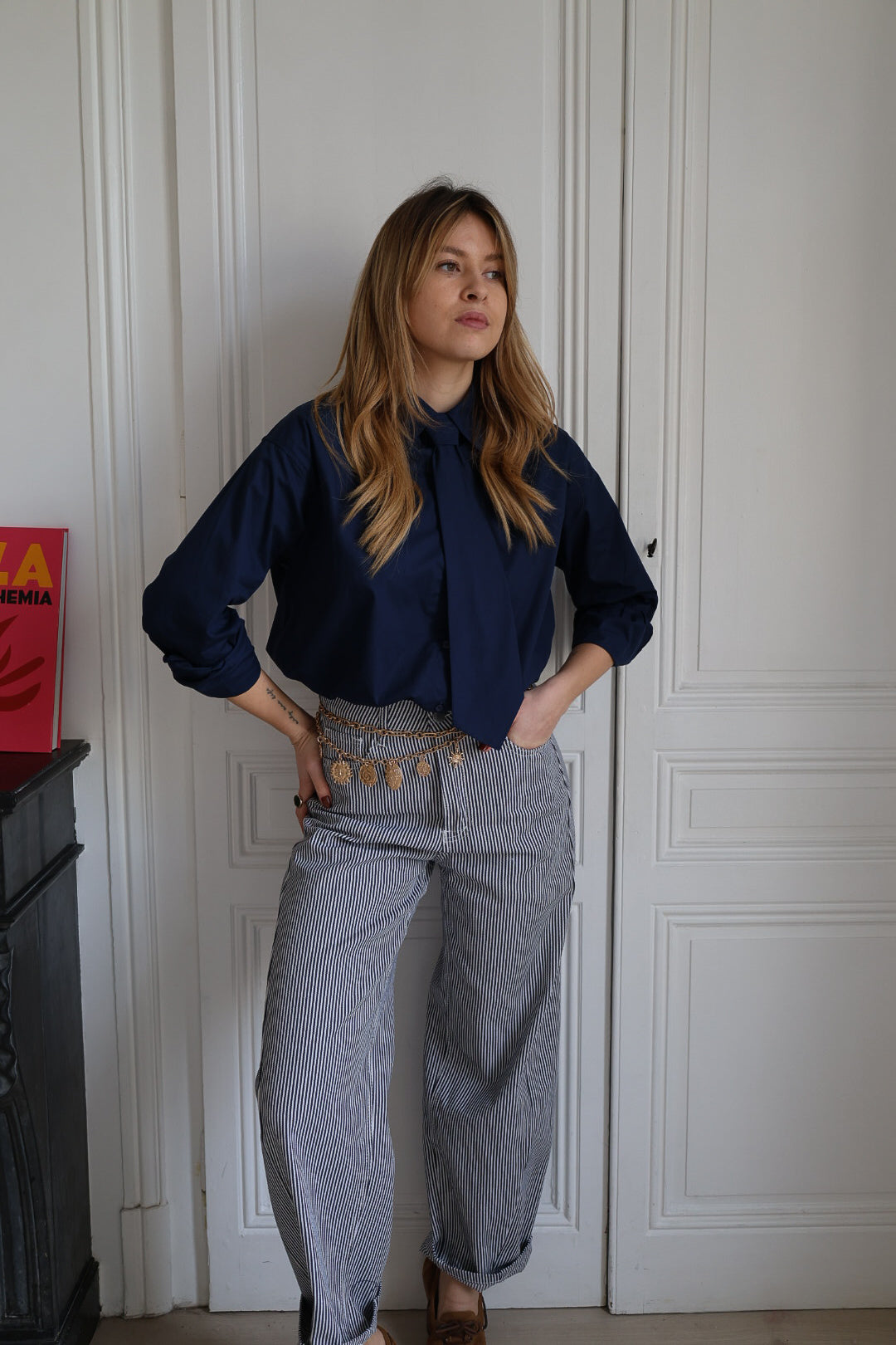 chemise cravate