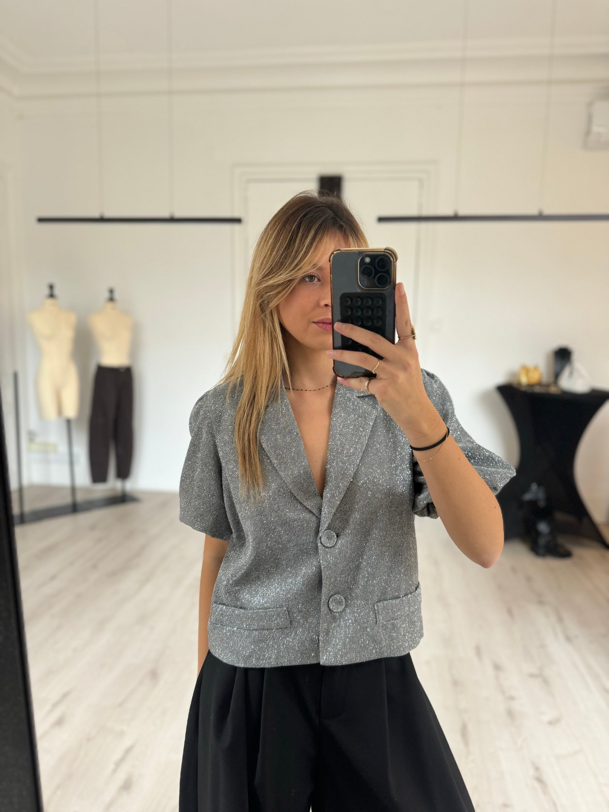 Veste "PARTY" manches courtes