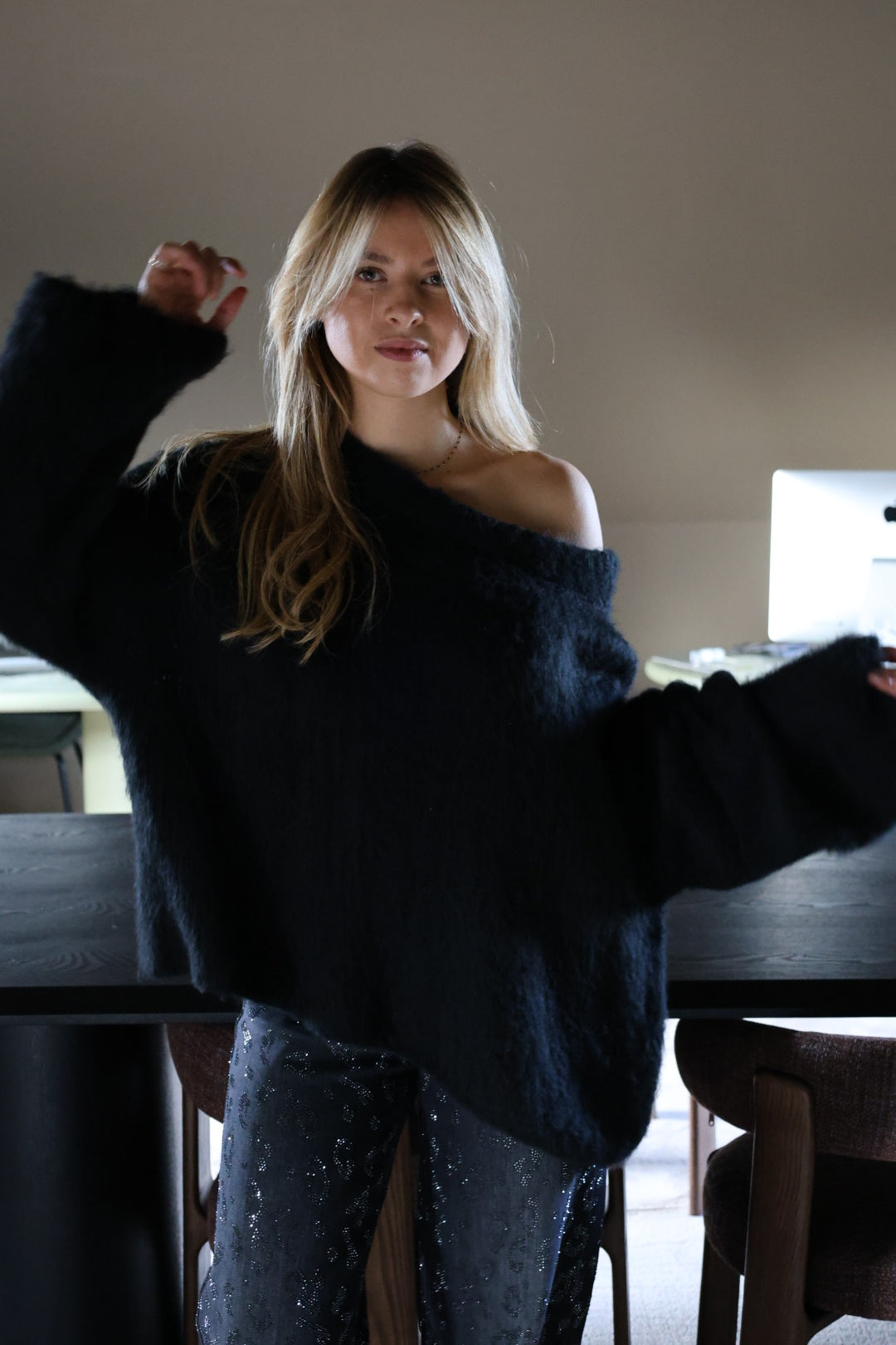 Pull asymétrique "Cocoon"