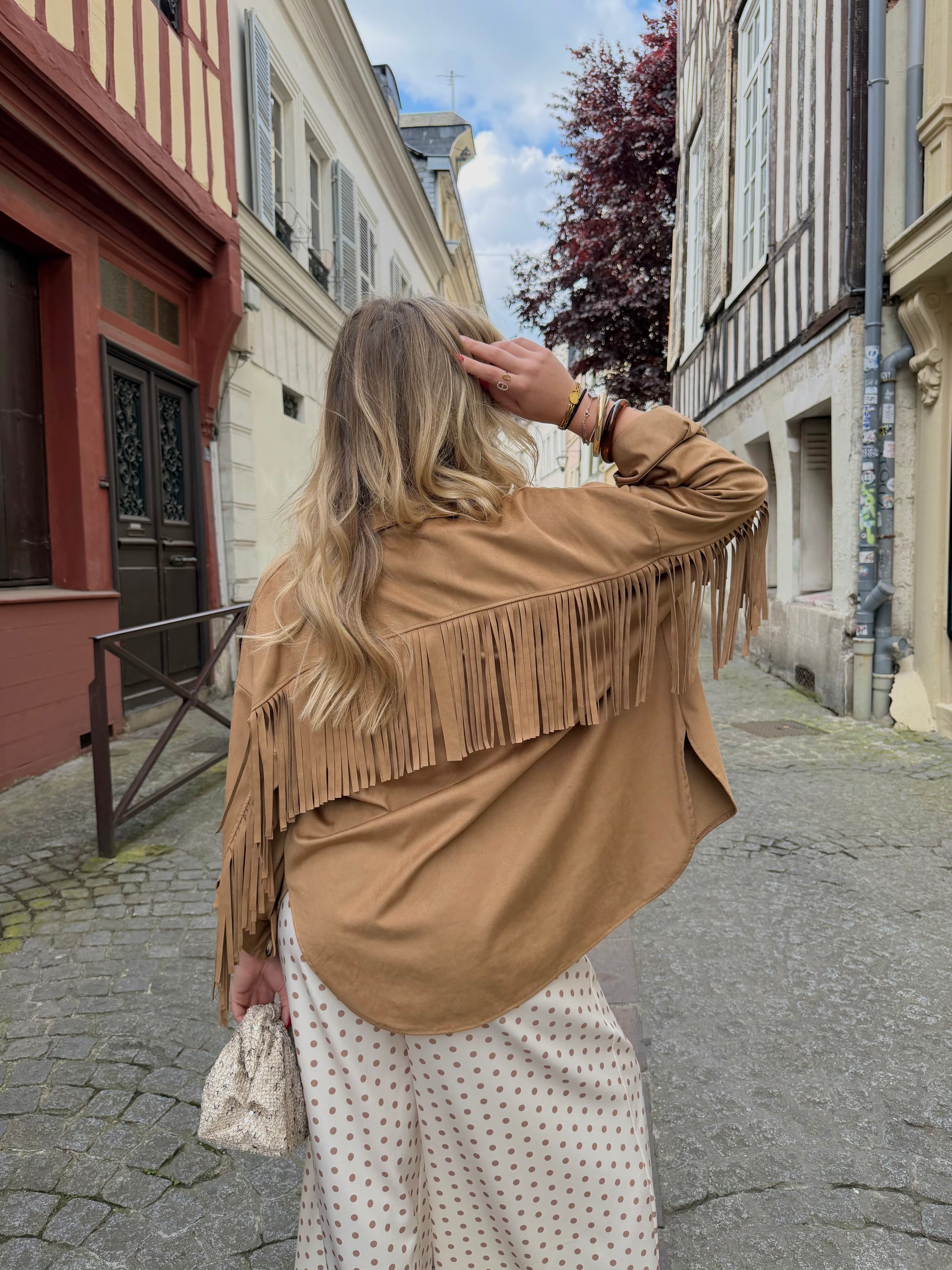 Chemise à franges