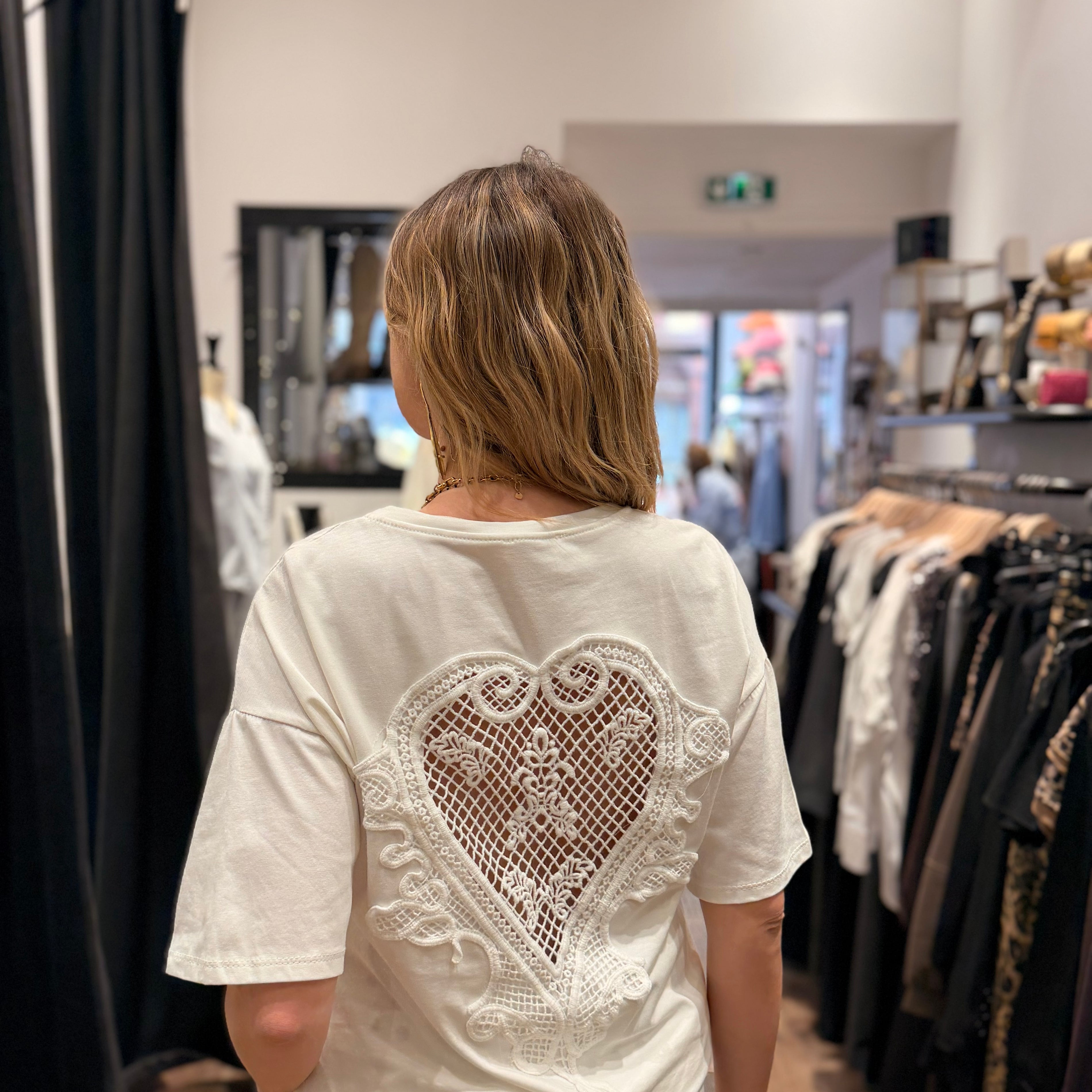 T-shirt dos nu cœur