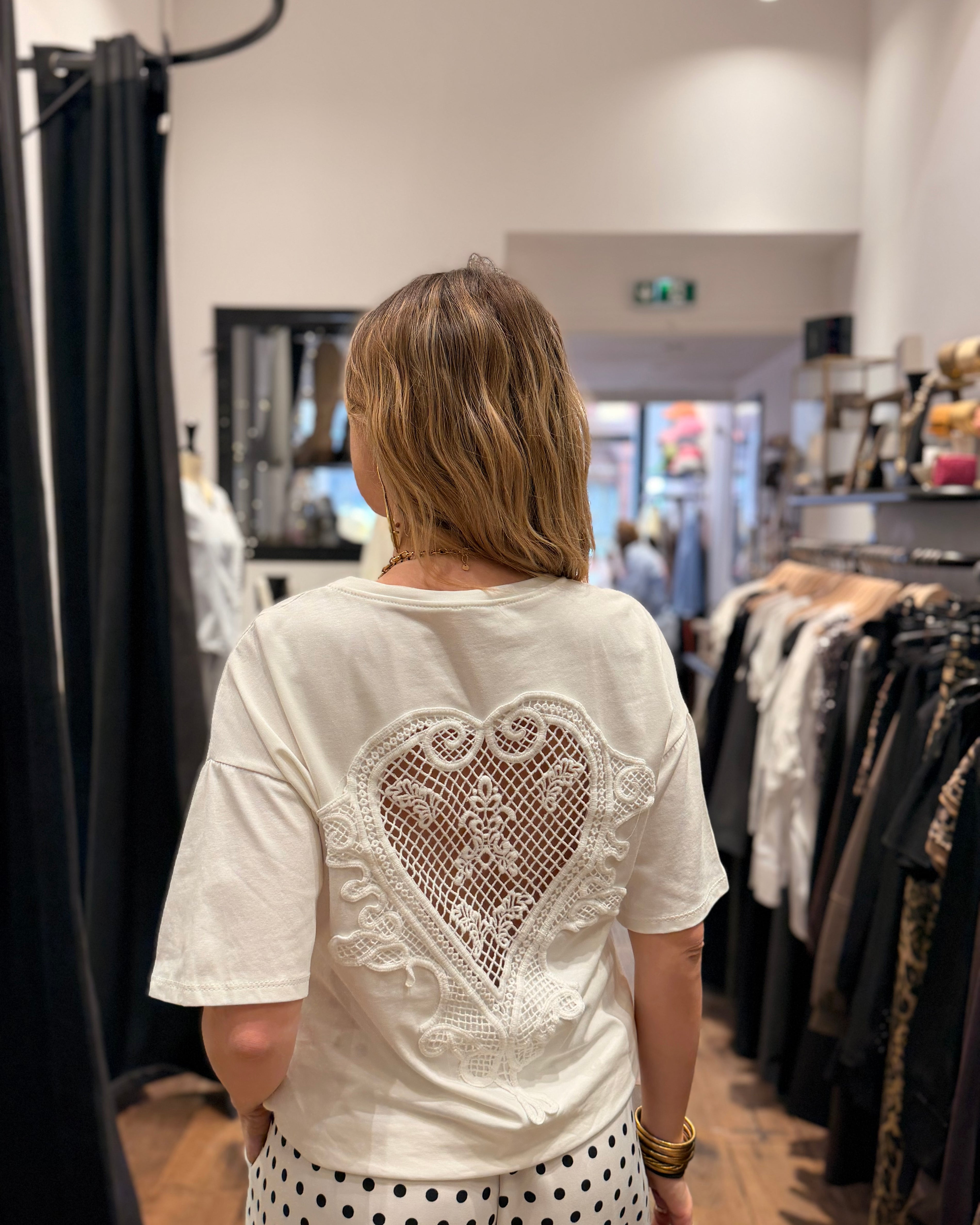 T-shirt dos nu cœur