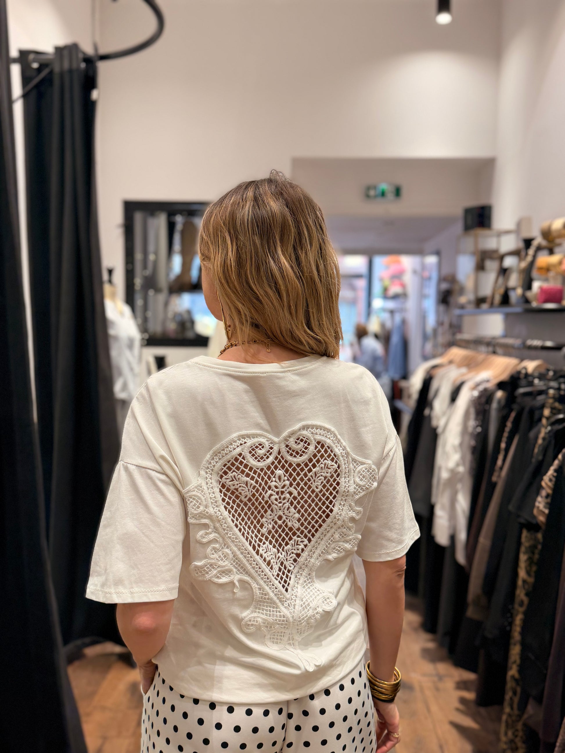 T-shirt dos nu cœur