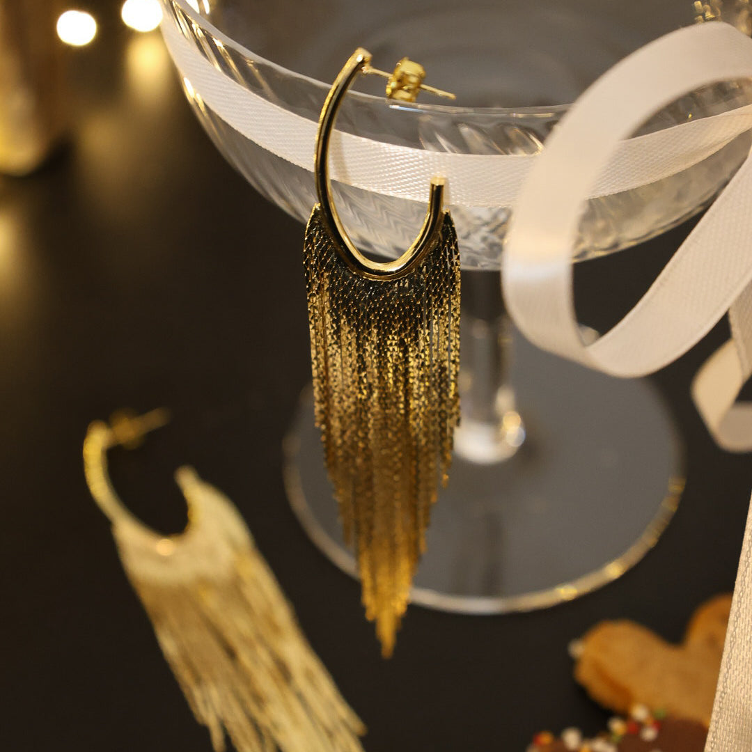 Boucles d'oreilles à franges