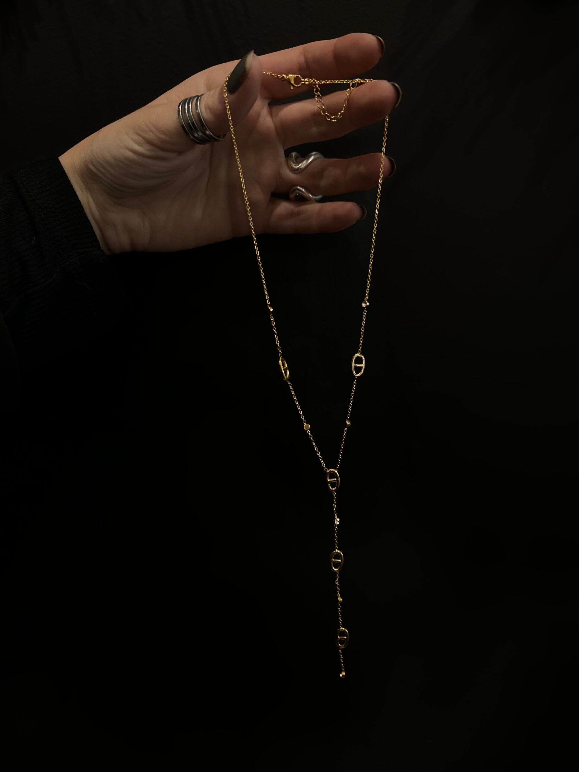 Collier "HER" fin court