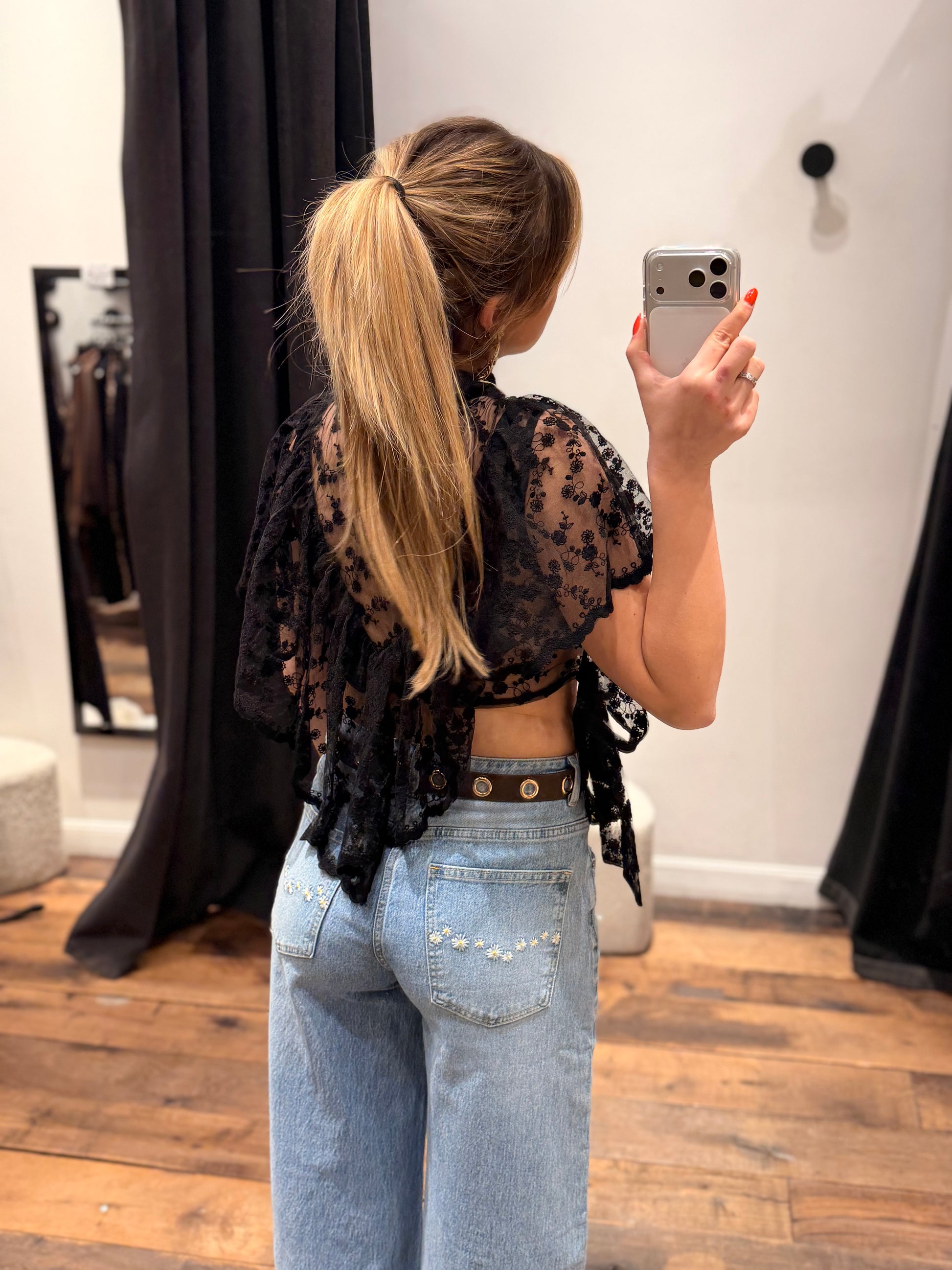 Top dentelle « lovis »