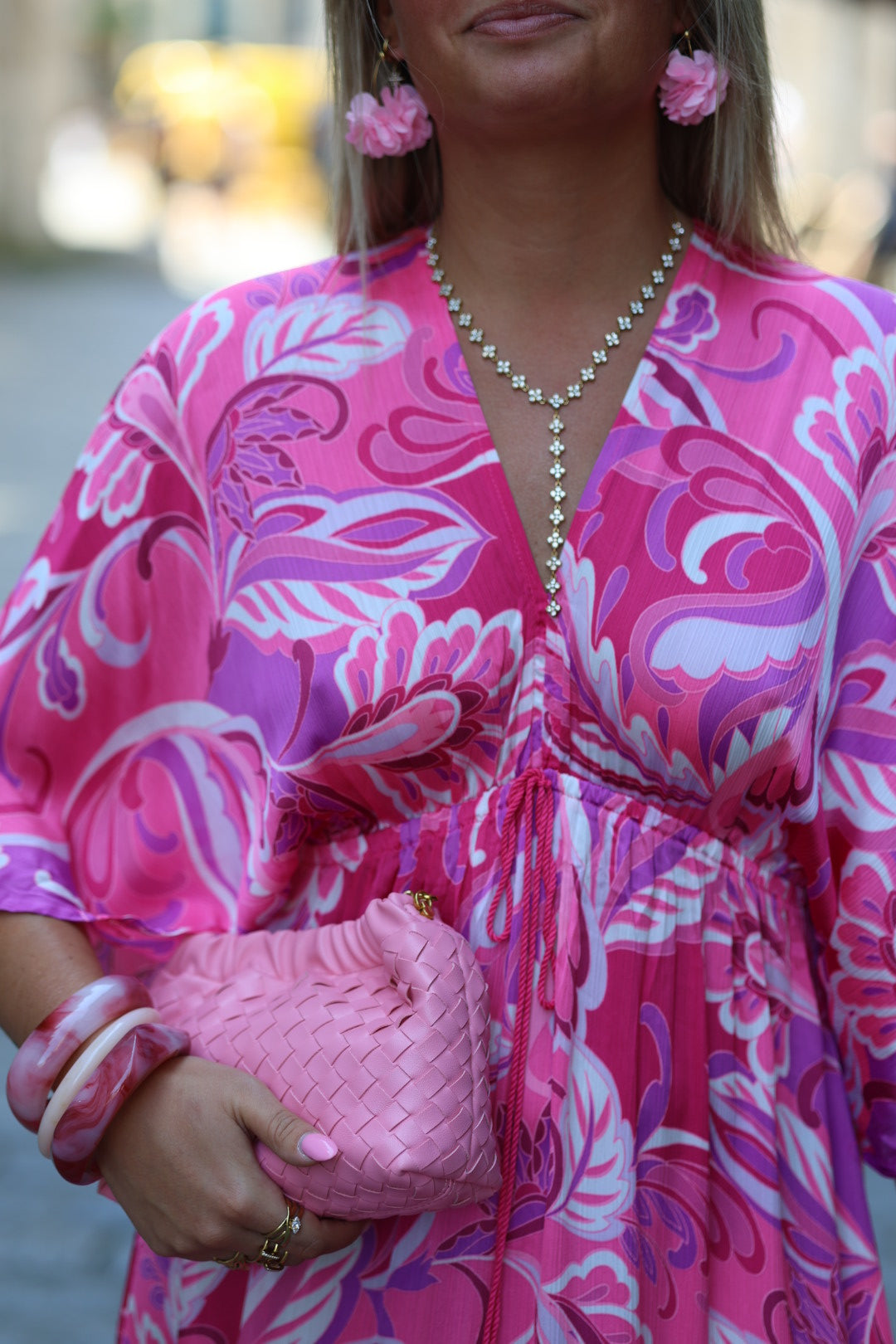 robe rose "millia"