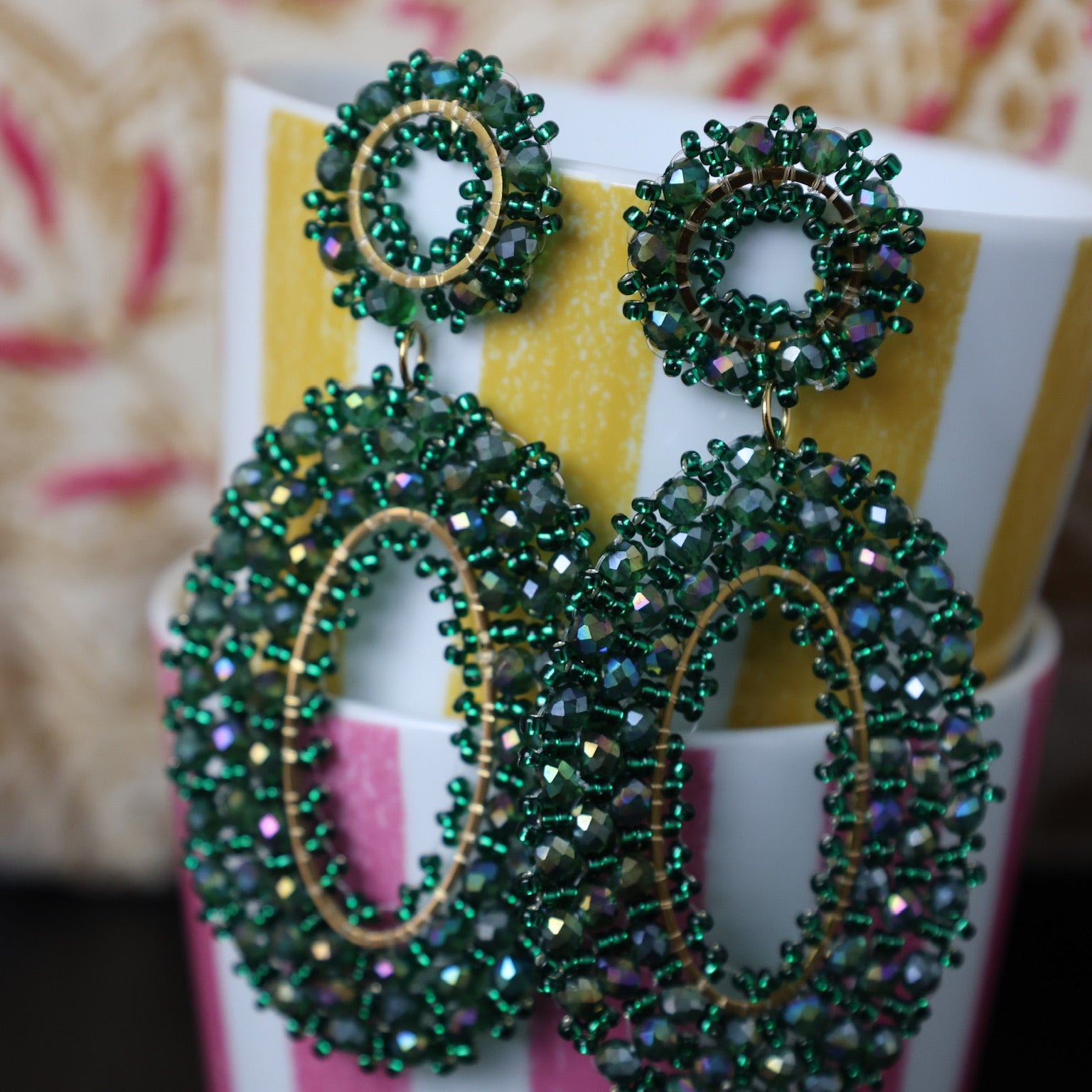 Boucles d'oreille "Jade"