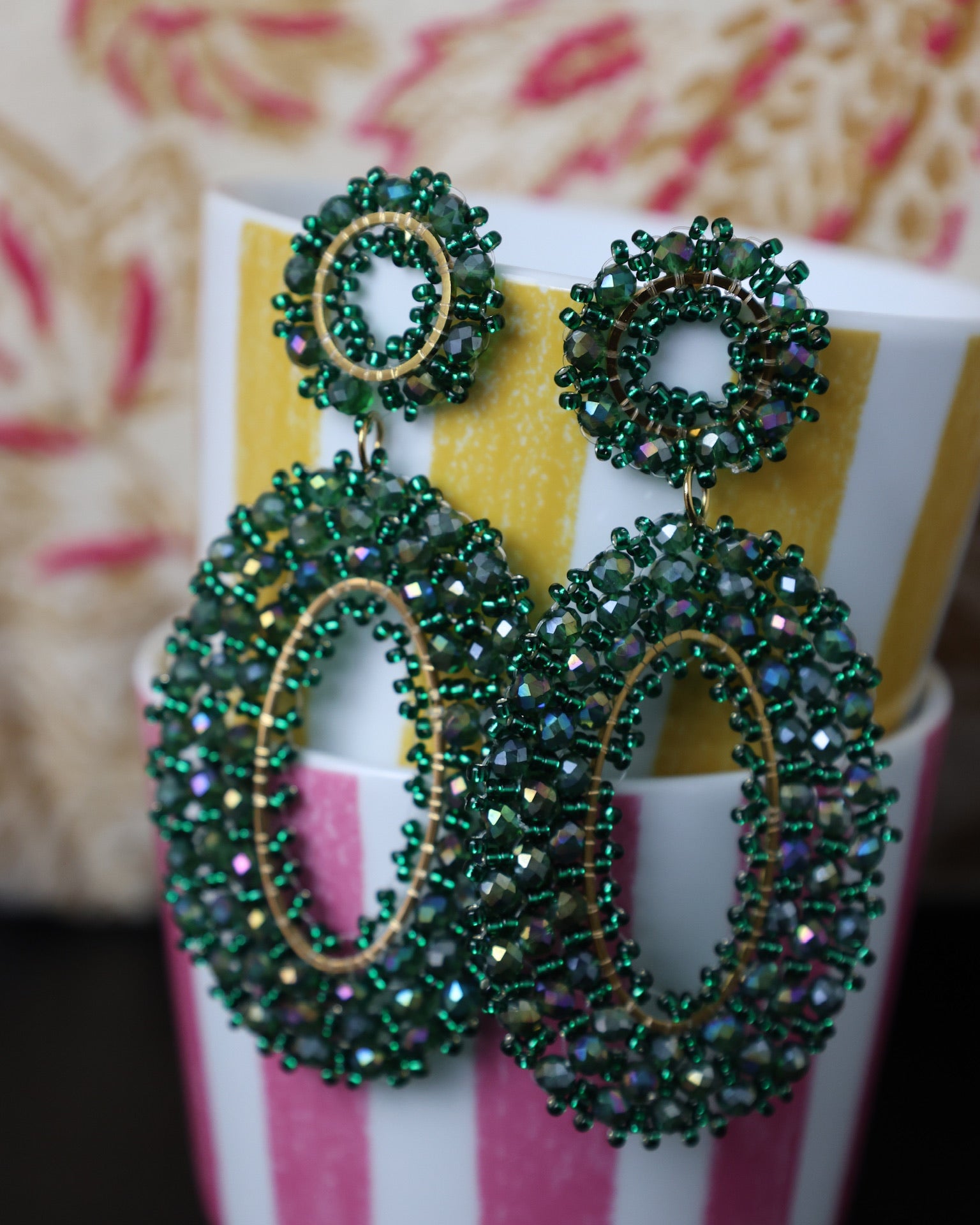 Boucles d'oreille "Jade"