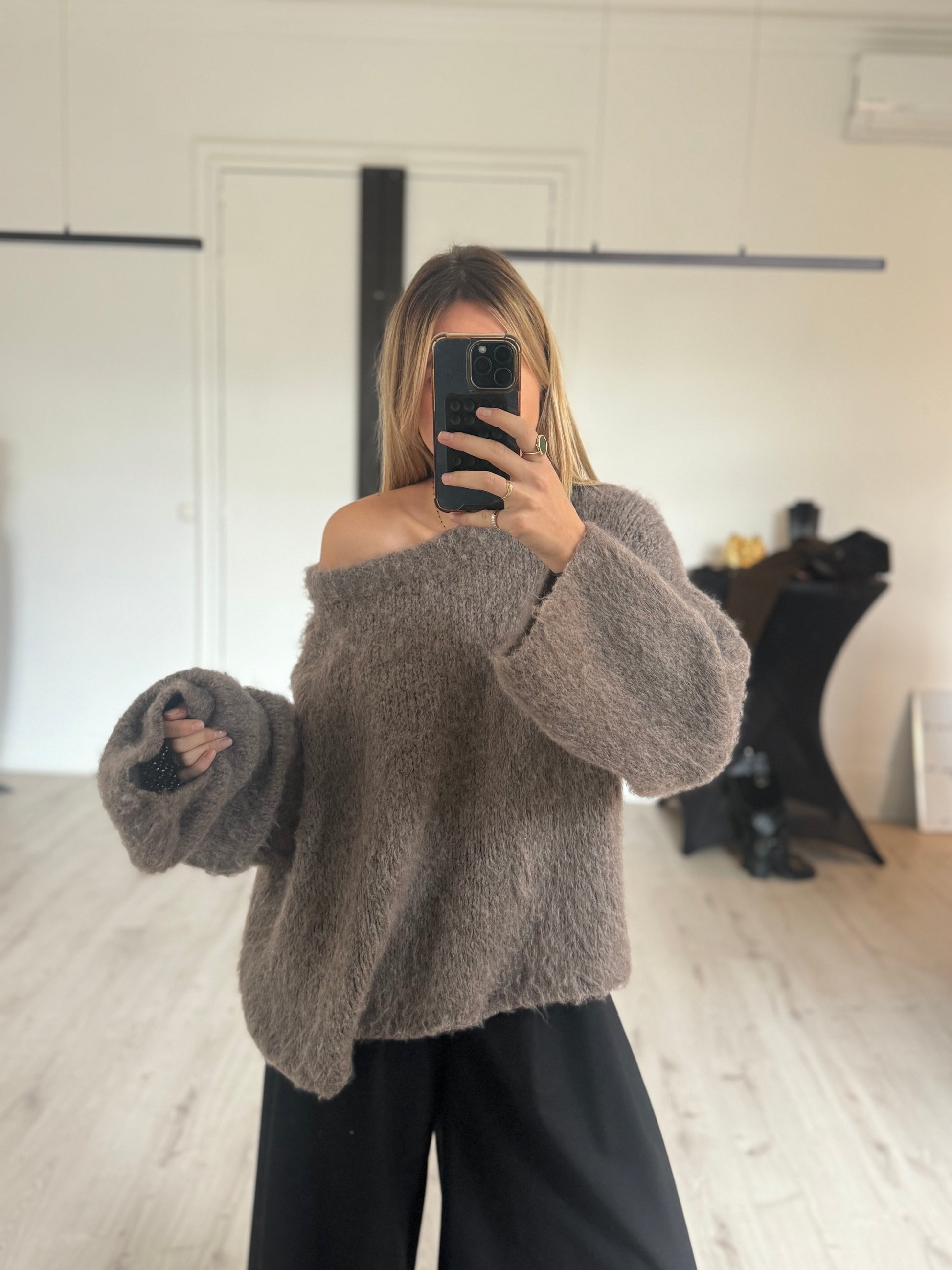 Pull asymétrique "Cocoon"