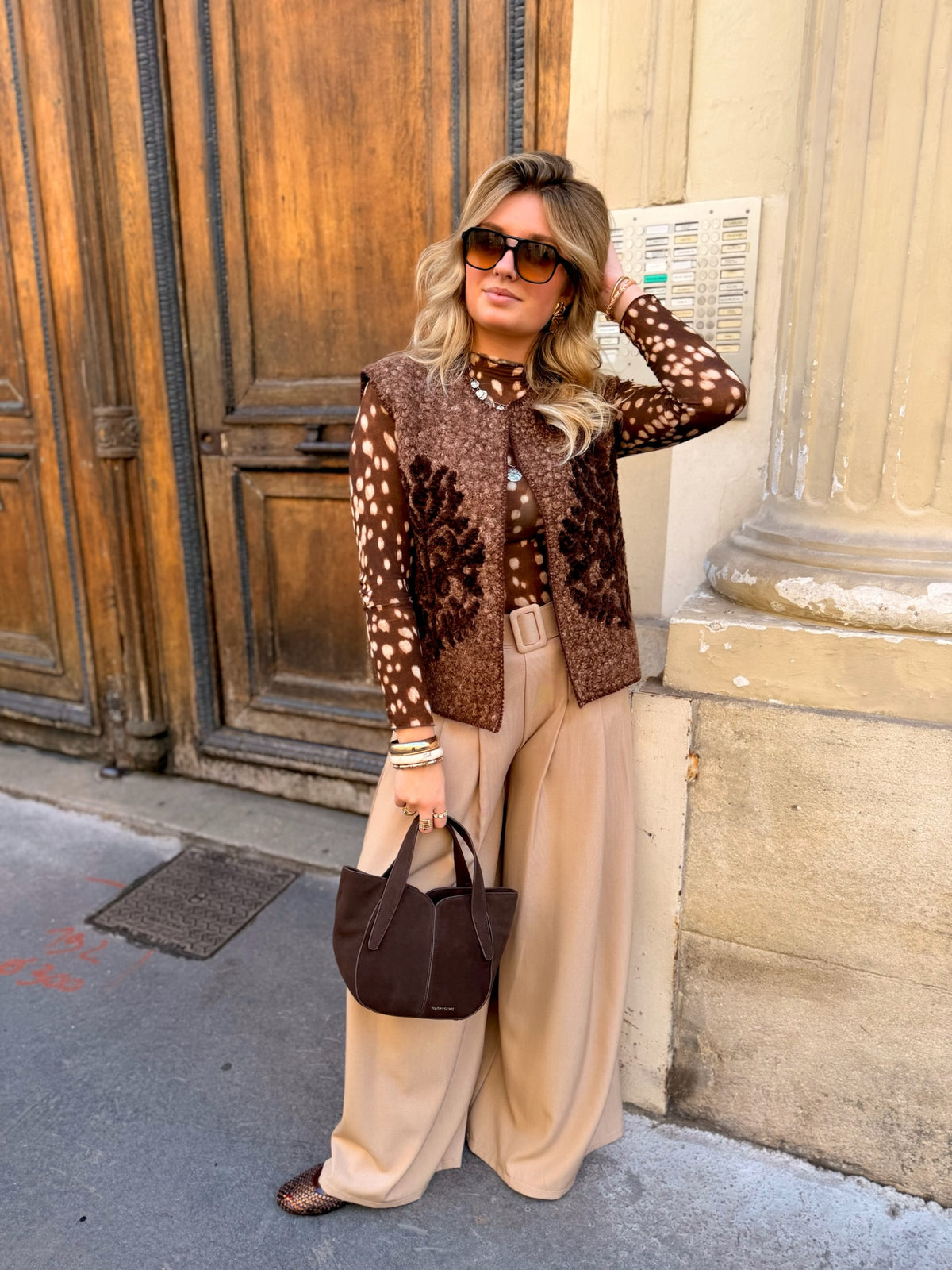 Pantalon de tailleur « PACO » uni