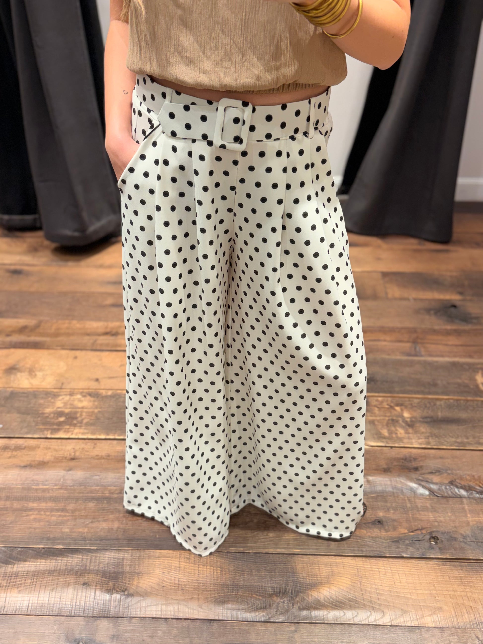 Pantalon de tailleur « PACO » à pois