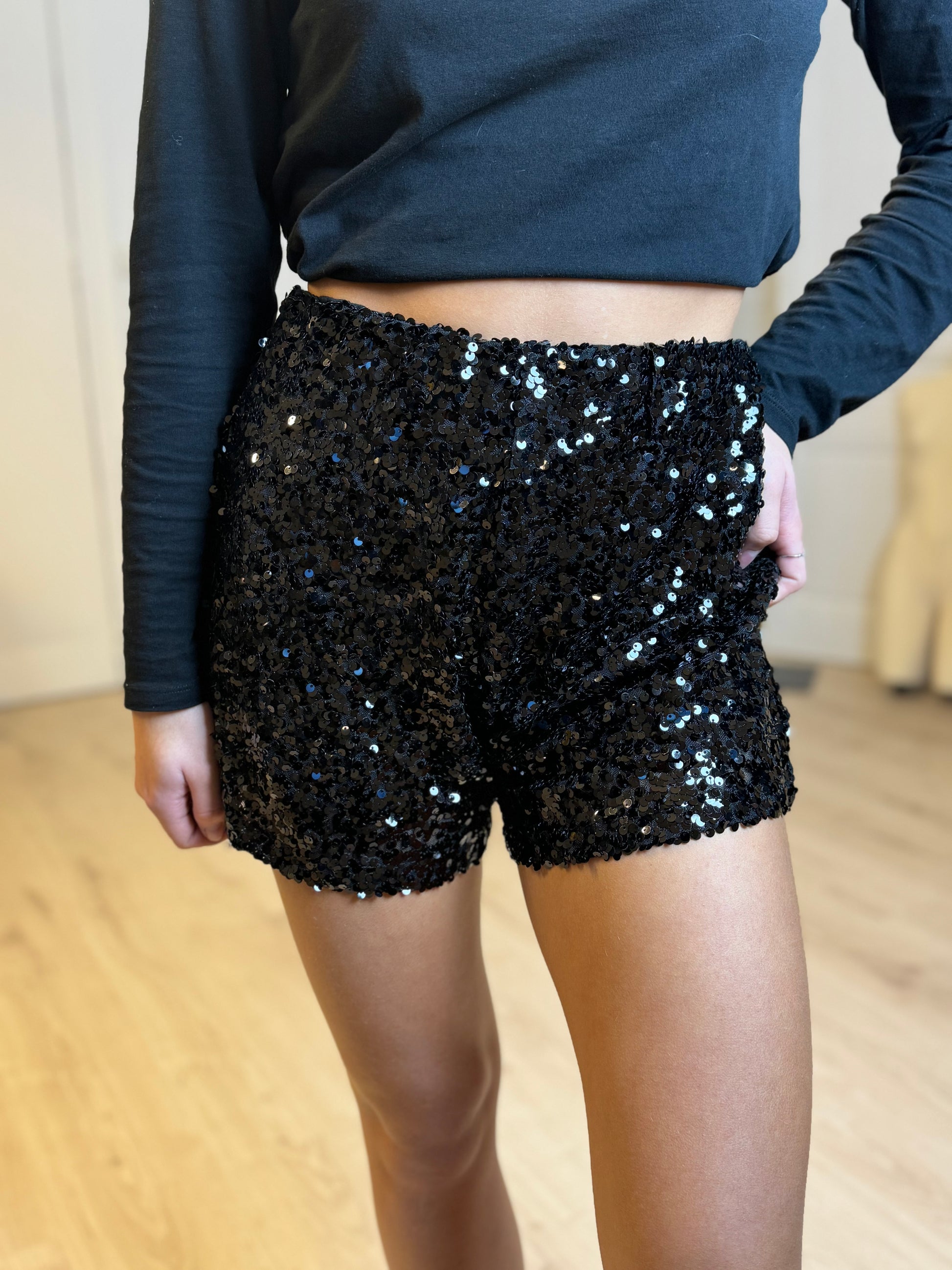 Short à sequin