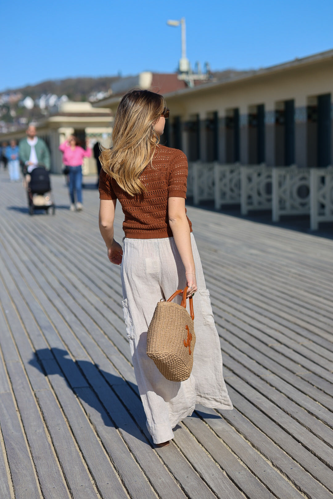 pull ajouré "sunny"